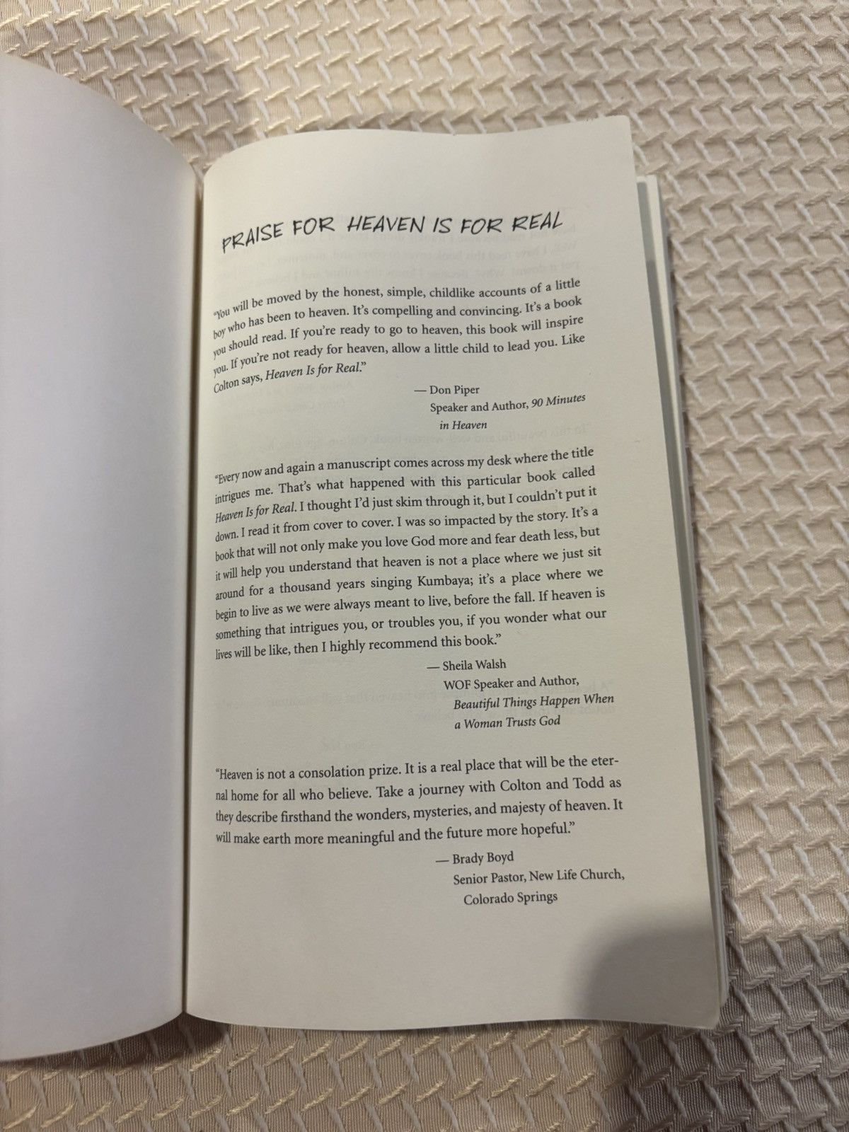 Other Heaven is for real book.xm-301 Size ONE SIZE - 3 Thumbnail