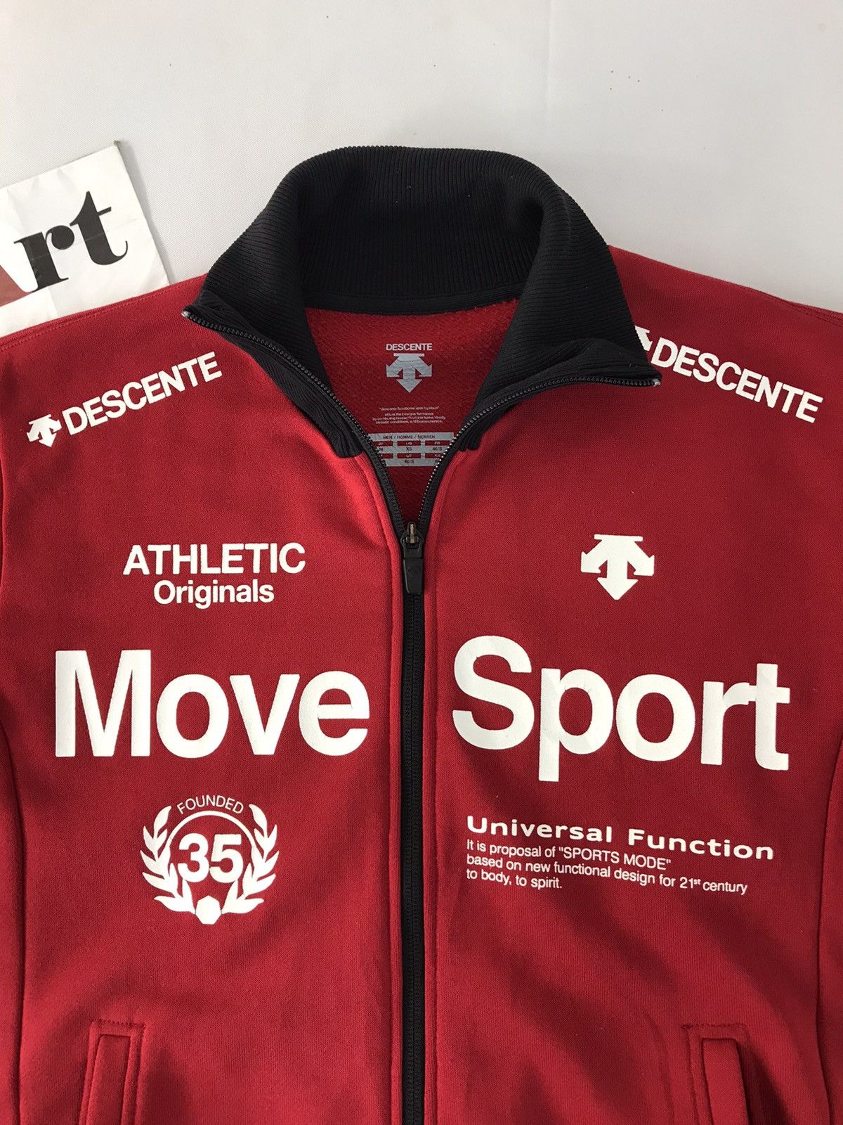 Descente Vintage Sweater Descente Move Sport Zipper Style Size US M / EU 48-50 / 2 - 6 Thumbnail
