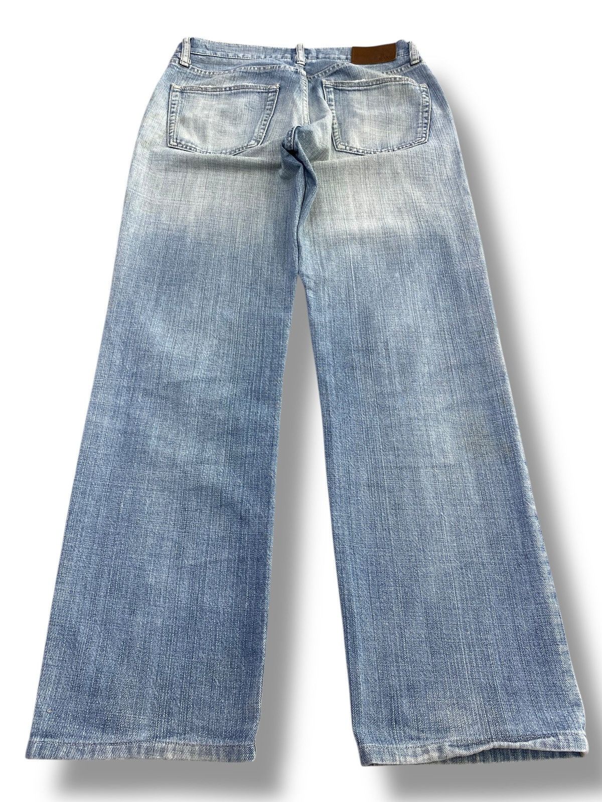 Japanese Brand Japanese Brand Blue Faded Wash Style Loose Jeans Size US 30 / EU 46 - 3 Thumbnail