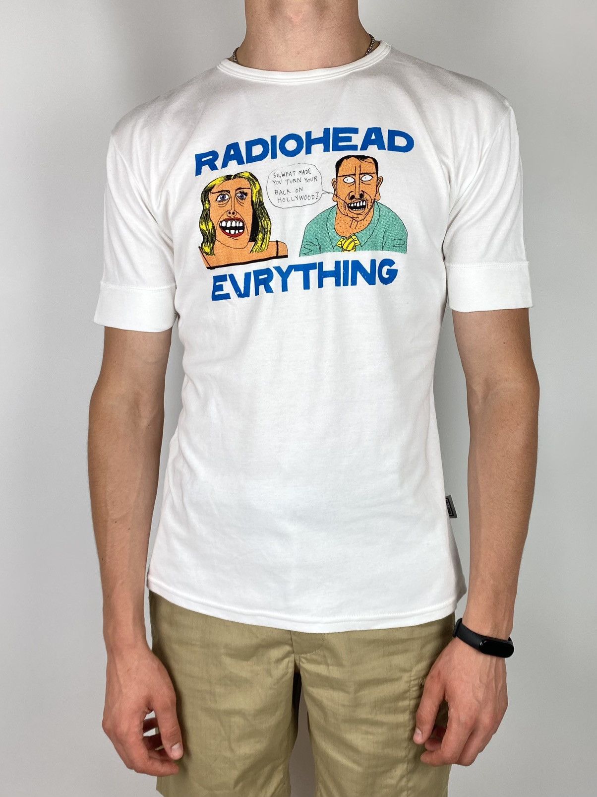 Band Tees 2000 Vintage Radiohead Kid A Album Concert Promo Tee Size US M / EU 48-50 / 2 - 10 Thumbnail