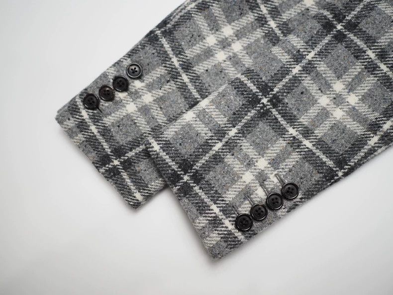 Thom Browne Thom Browne size1 Sausage embroidered plaid suit Size 38S - 6 Thumbnail