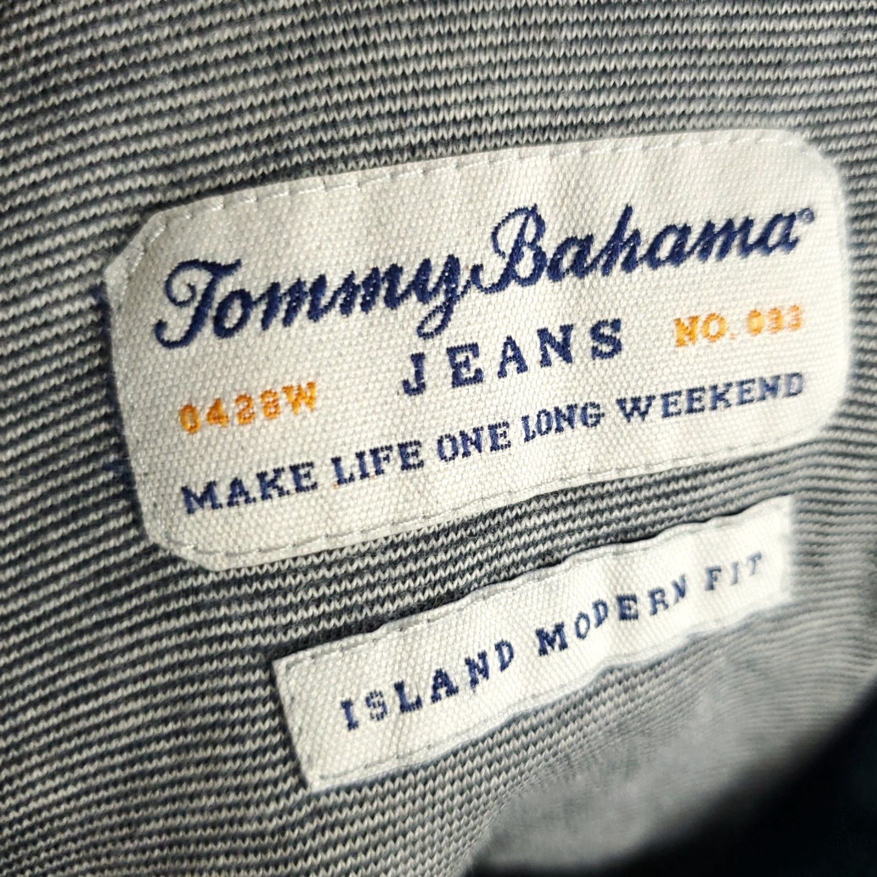 Tommy Bahama VINTAGE Tommy Bahama Polo Shirt Men XL Gray Casual Short Sleeve Canvas Size US XL / EU 56 / 4 - 6 Thumbnail