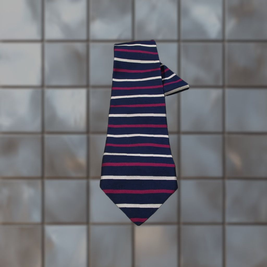 Brooks Brothers Brooks Brothers Makers Neck Tie Mens Blue Striped Silk Preppy Made in USA Size ONE SIZE - 1 Thumbnail