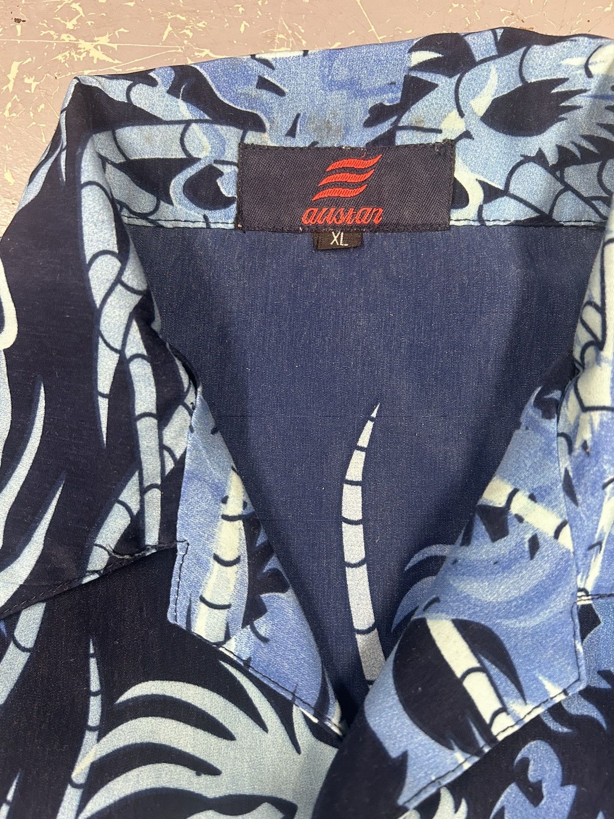 Vintage Crazy Vintage Y2K Blue Dragon Graphic Button Up Tee Shirt Size US XL / EU 56 / 4 - 2 Thumbnail