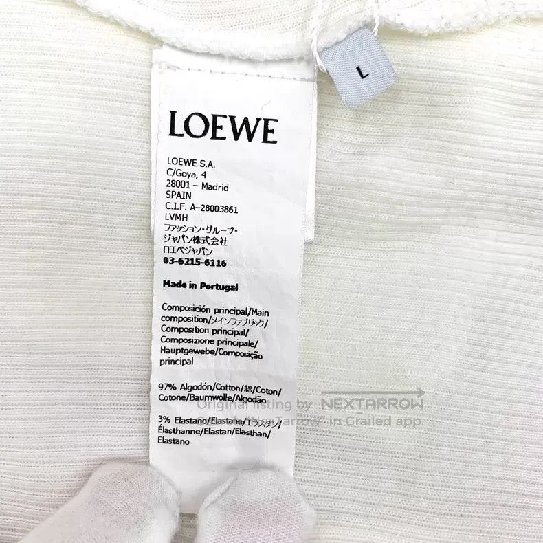 Loewe Loewe White logo embroidered cotton crew-neck sleeveless k Size L / US 10 / IT 46 - 7 Thumbnail