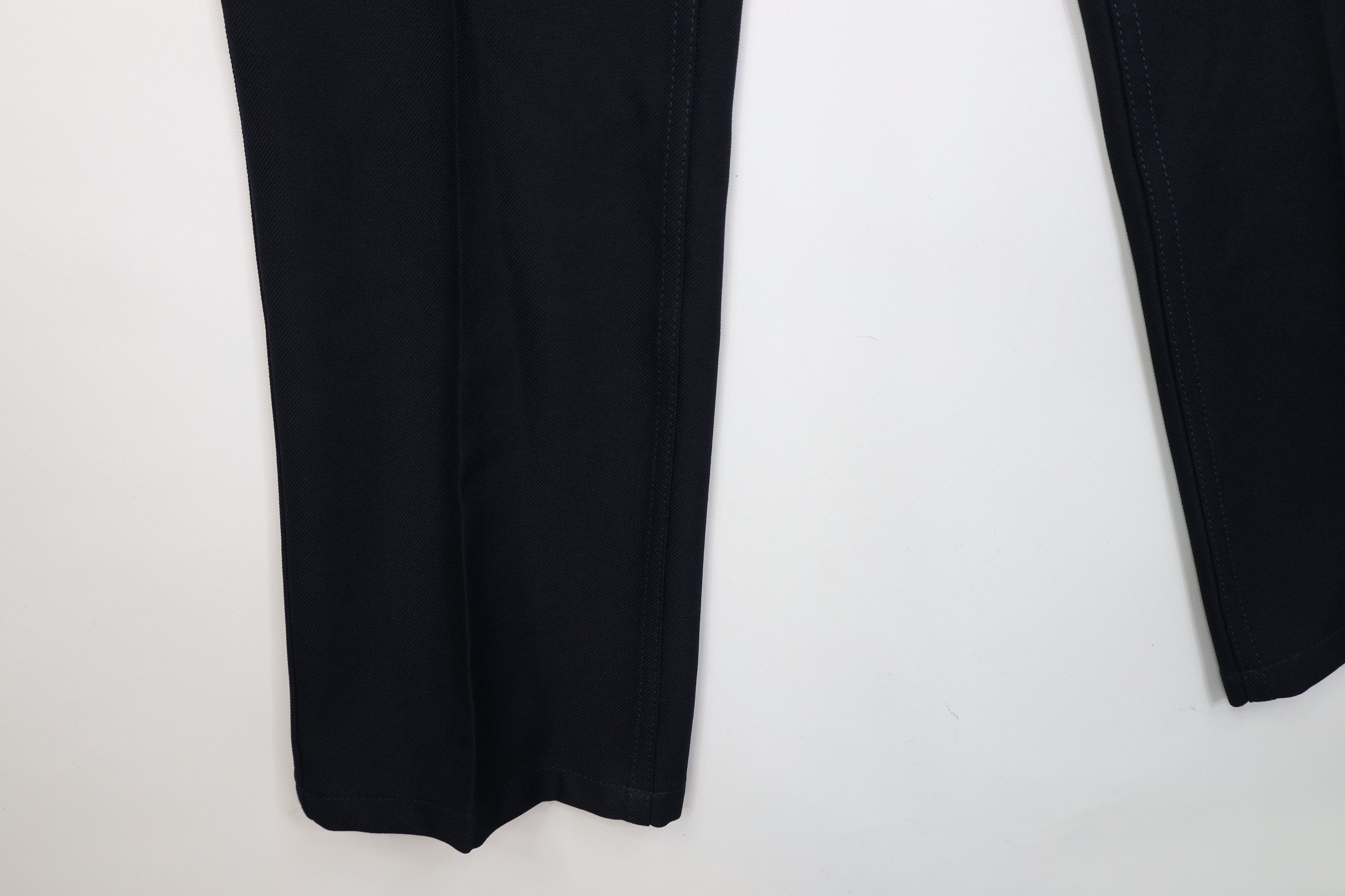 Wrangler Vintage 90s Wrangler Wide Leg Western Chino Pants Navy Blue Size US 33 - 5 Thumbnail