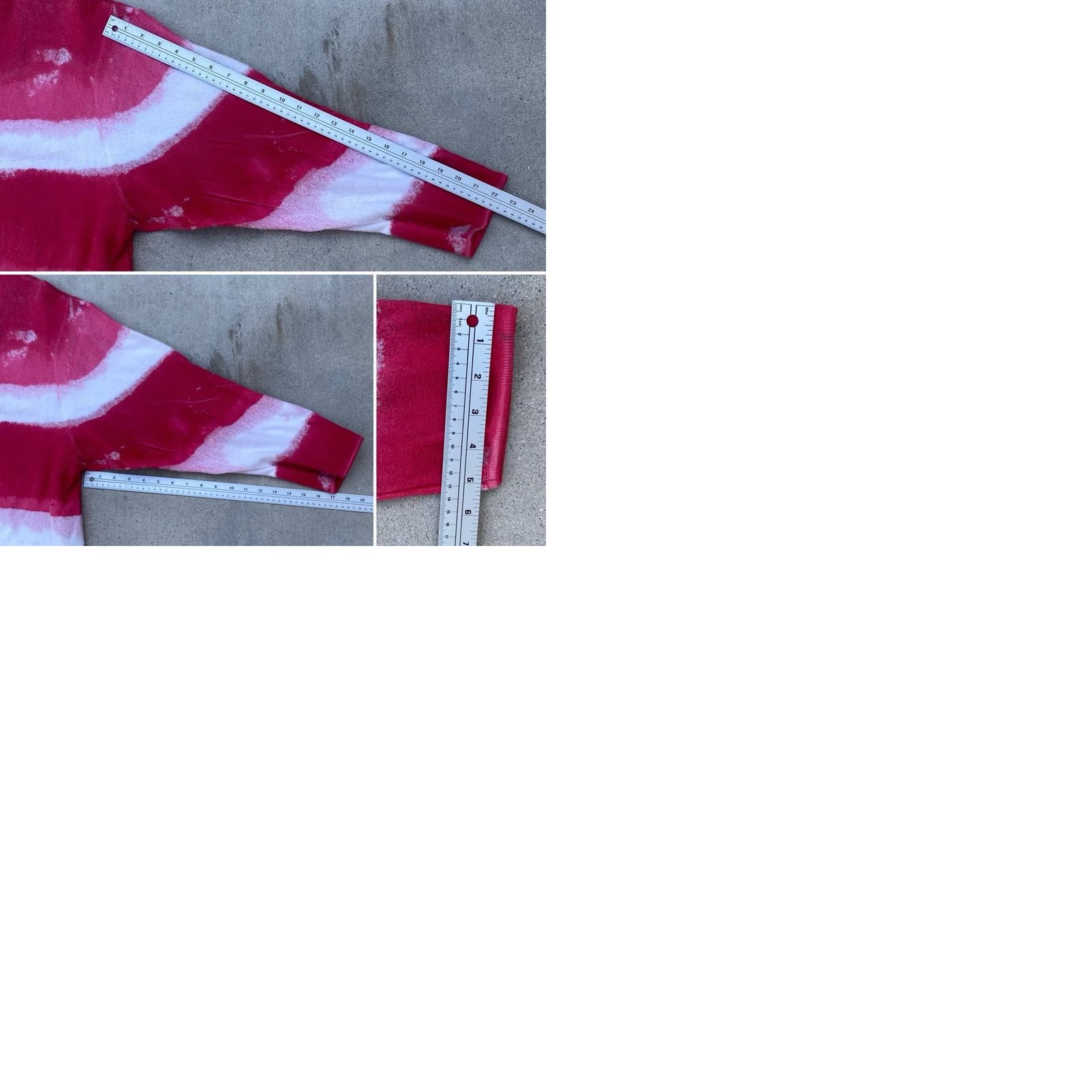 Pinko VINTAGE Casual Knitwear By Dobie Pink Striped Boxy 1X T-Shirt Women Size XL / US 12-14 / IT 48-50 - 12 Thumbnail