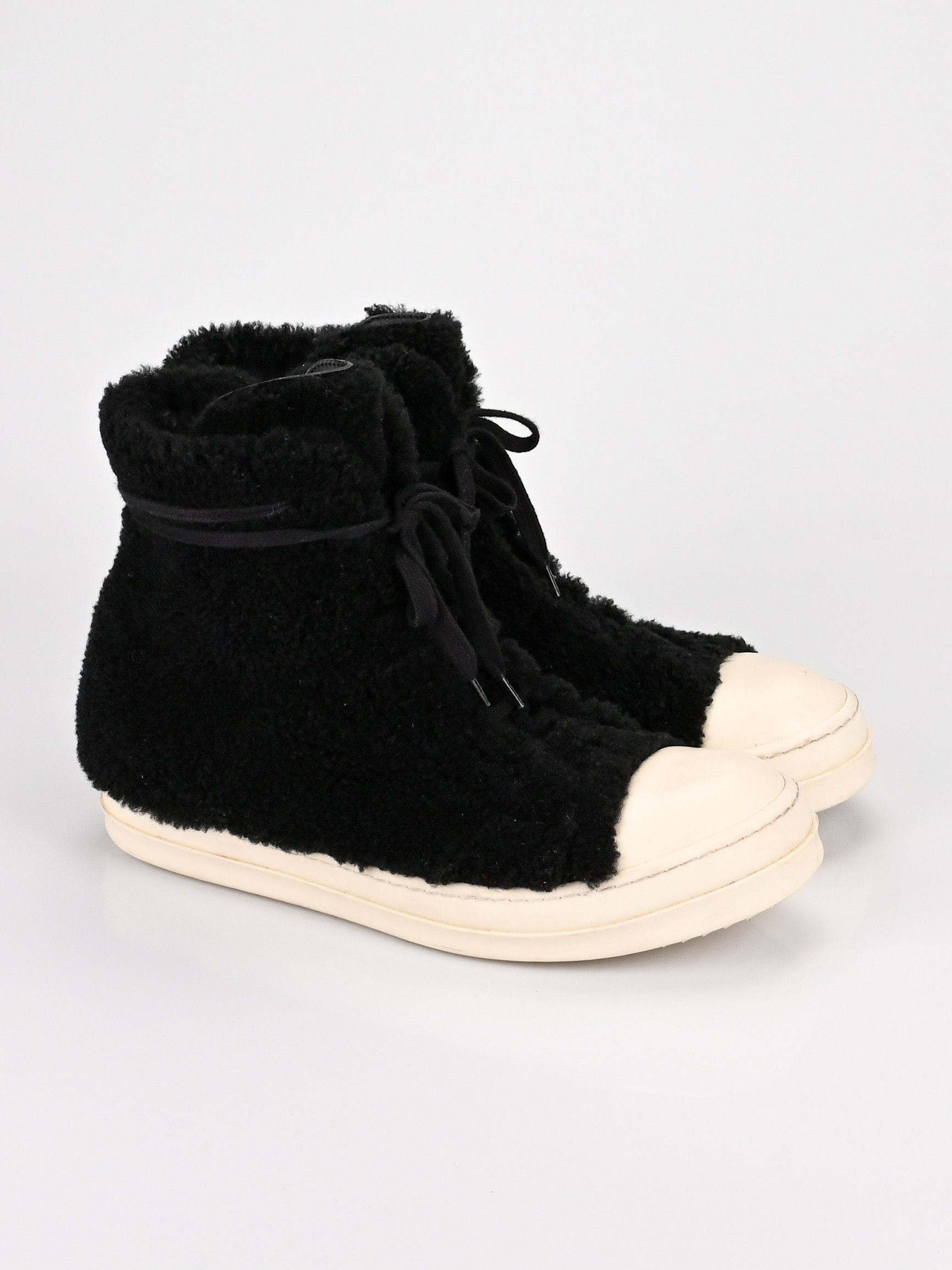 靴 Rick Owens Shearling Ramones Rick Owens SS22 Shearling Ramones | Grailed