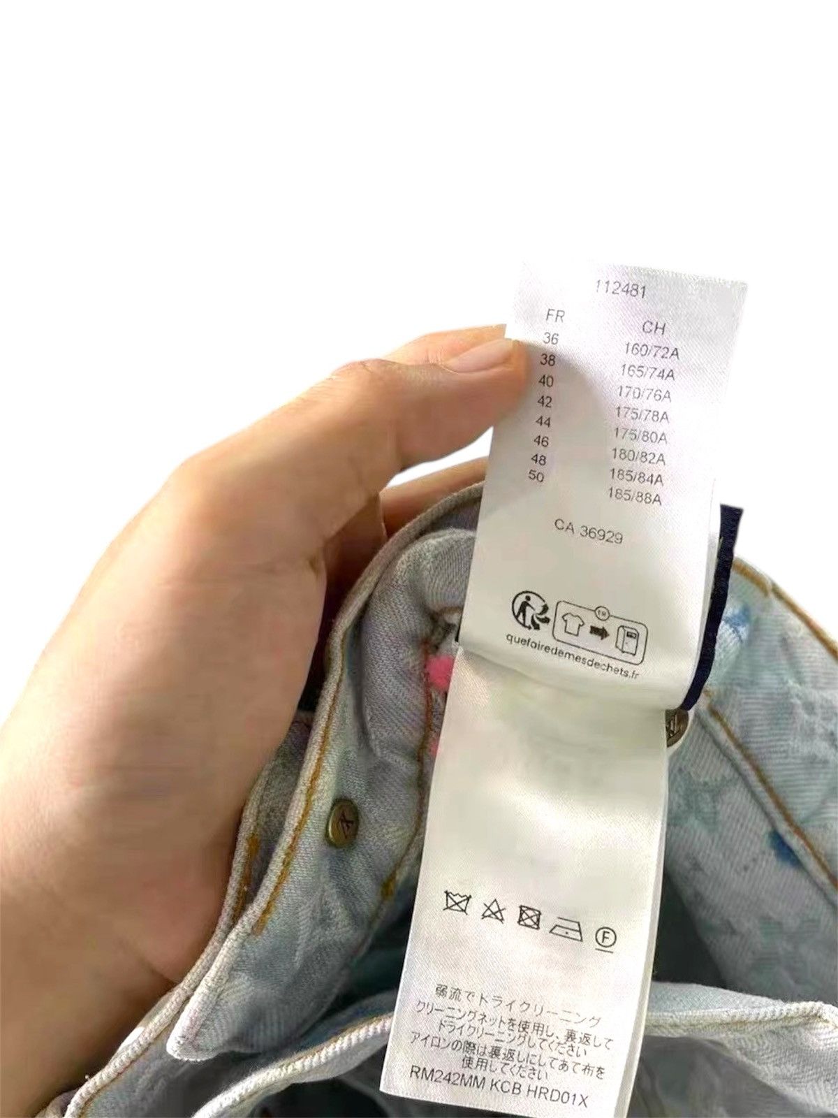 Louis Vuitton × Tyler The Creator Louis Vuitton X Tyler 32 Craggy Blue Monogram Denim Jeans Size US 32 / EU 48 - 12 Thumbnail
