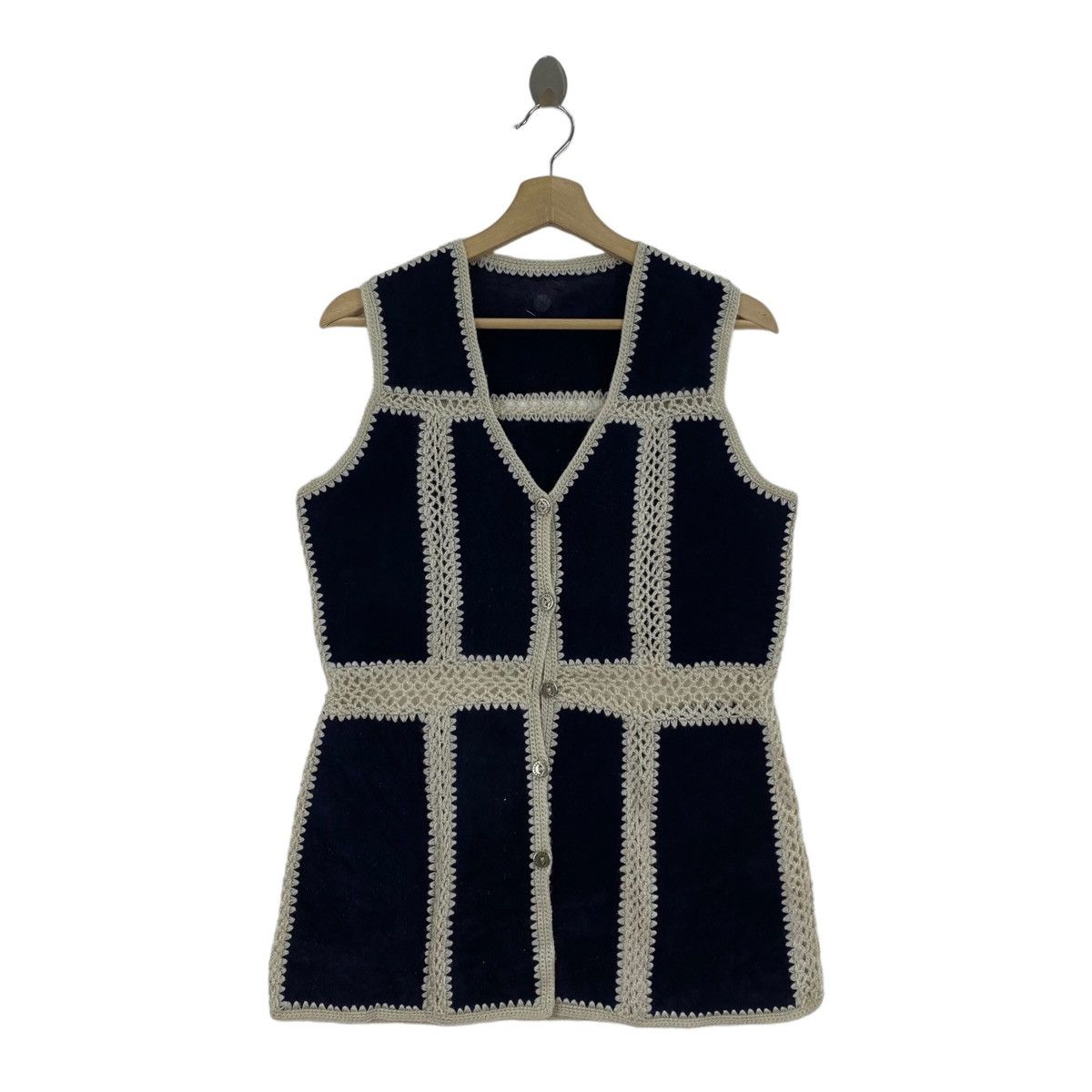 Japanese Brand JAPANESE BRAND Embroidered Leather Native Design Sleeveless Size S / US 4 / IT 40 - 1 Thumbnail