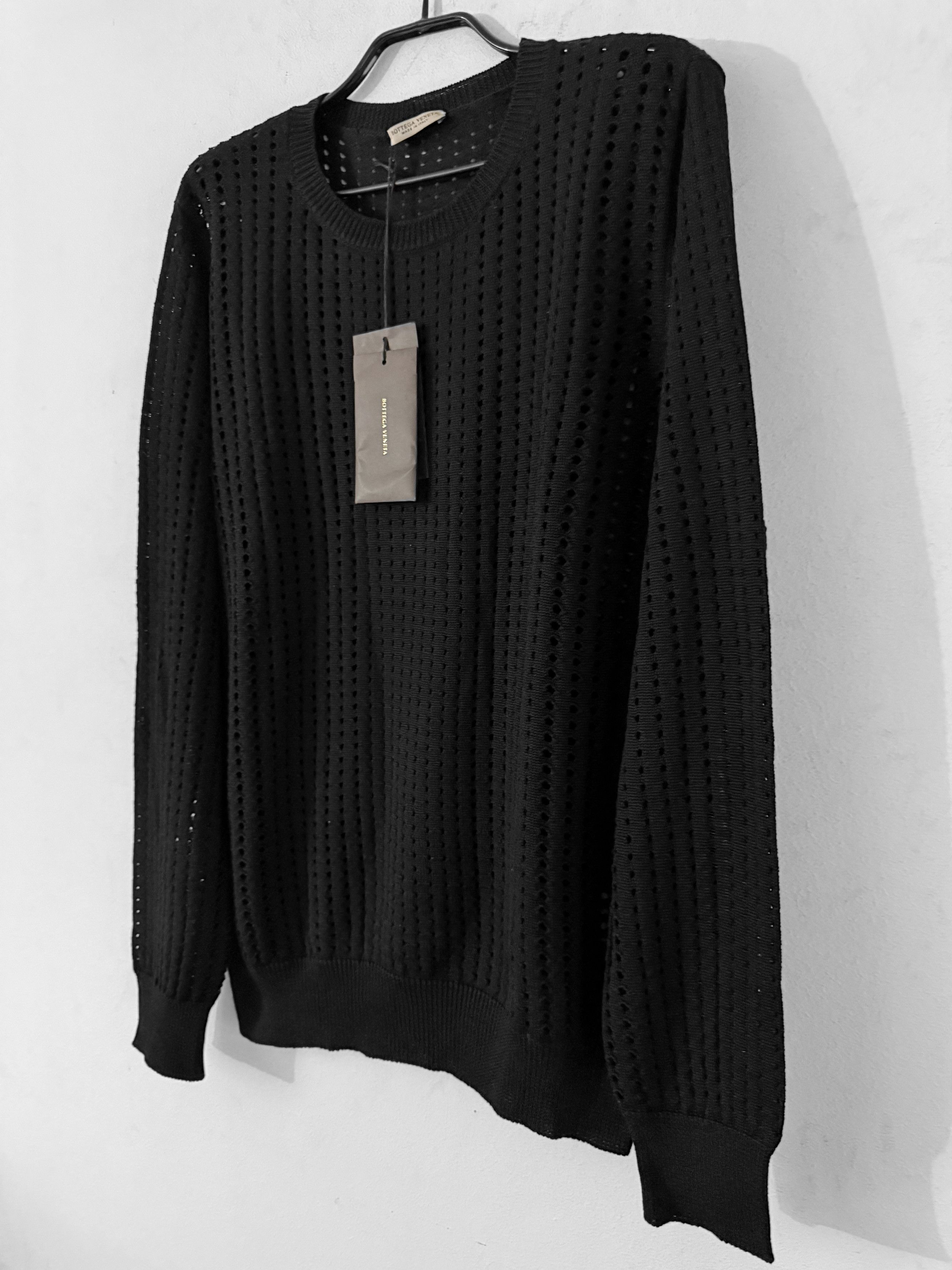 Bottega Veneta Rare 100% Silk Pointelle Grail Size US L / EU 52-54 / 3 - 6 Thumbnail