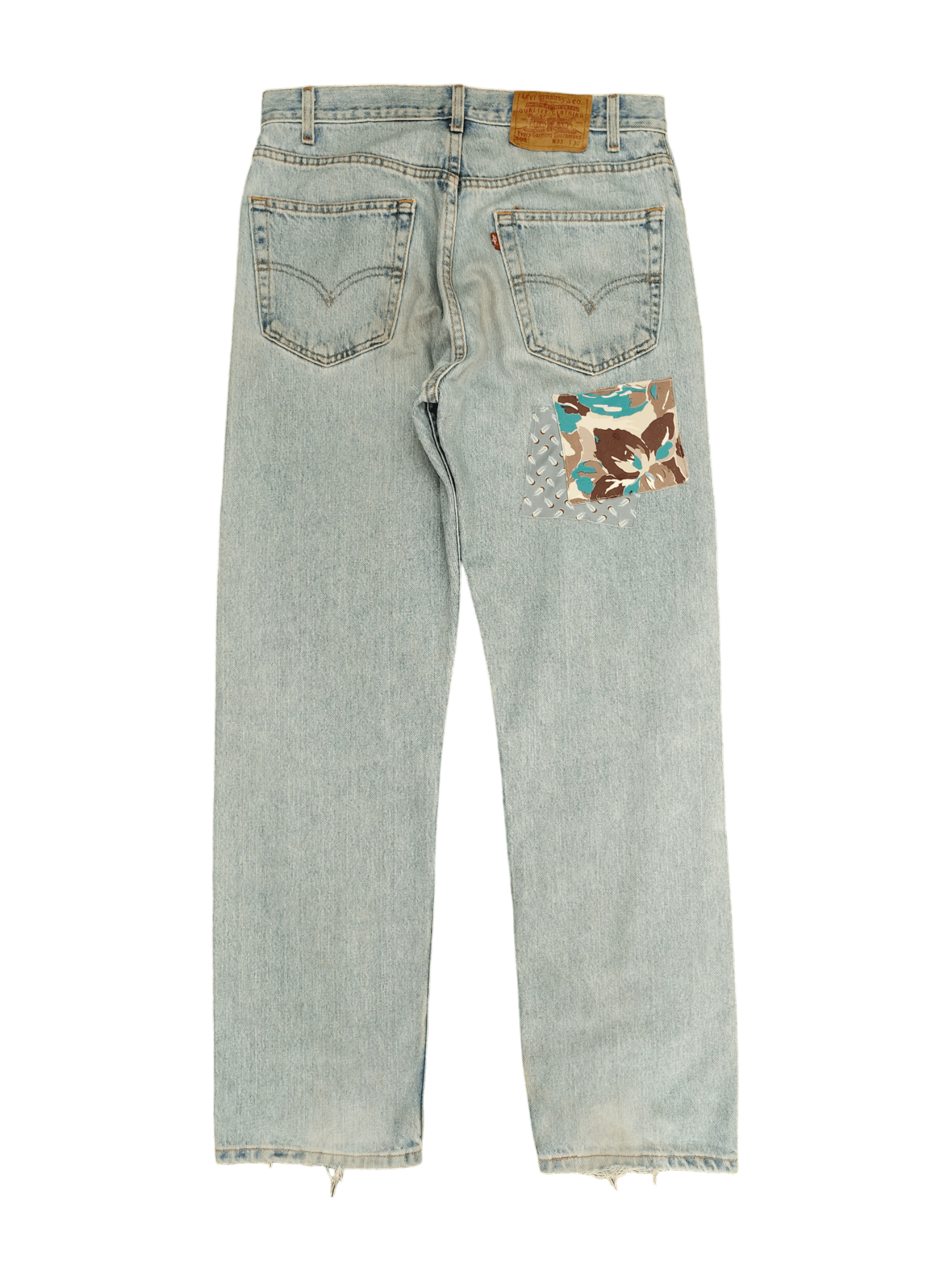 Levi's Vintage 90s Levis Lot 505 Regular Fit Straight Leg Custom Size US 33 - 10 Thumbnail