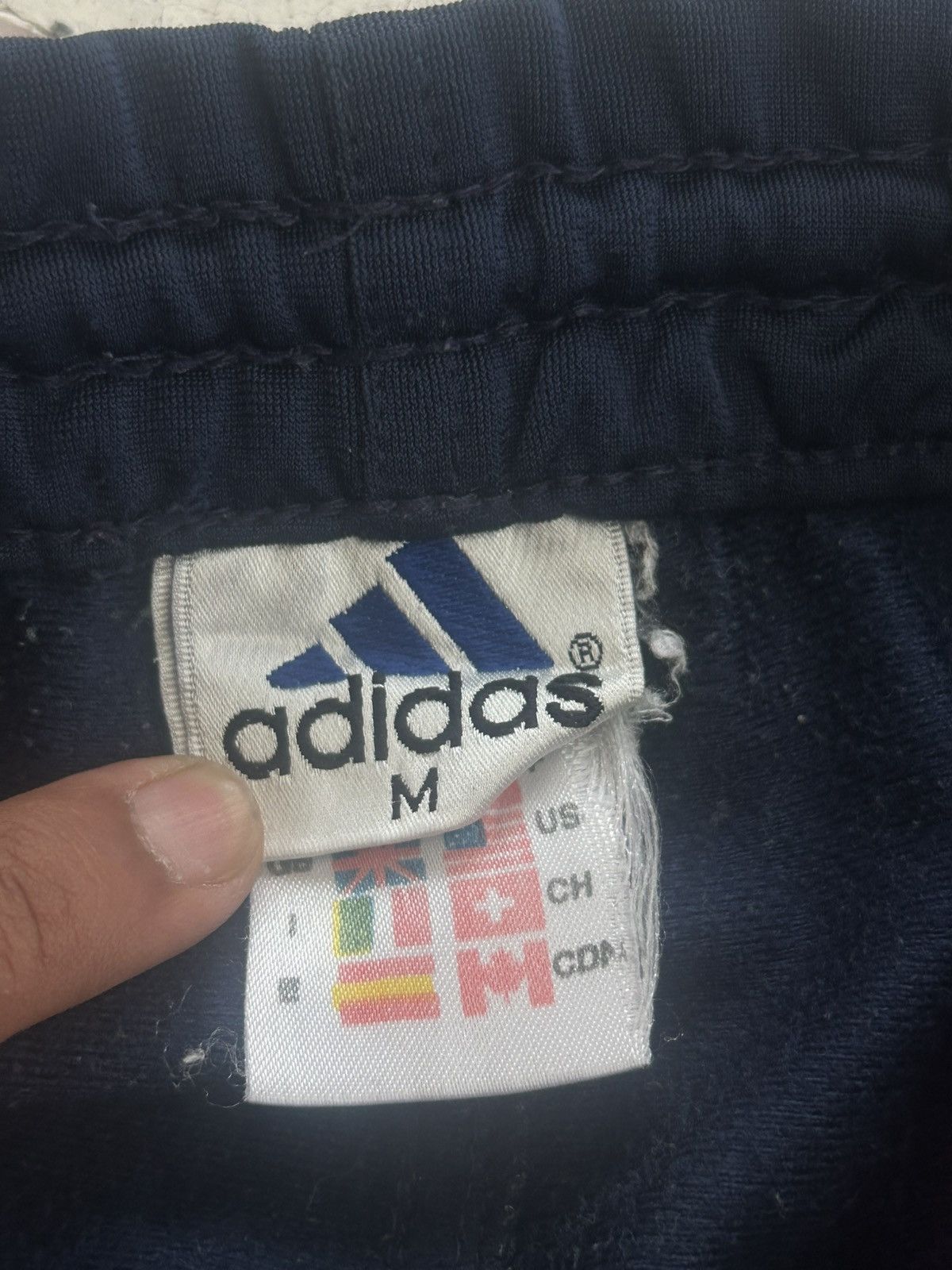 Adidas Adidas Vintage 90s Stripe Blue Red Sweat Pants Size US 30 / EU 46 - 7 Thumbnail