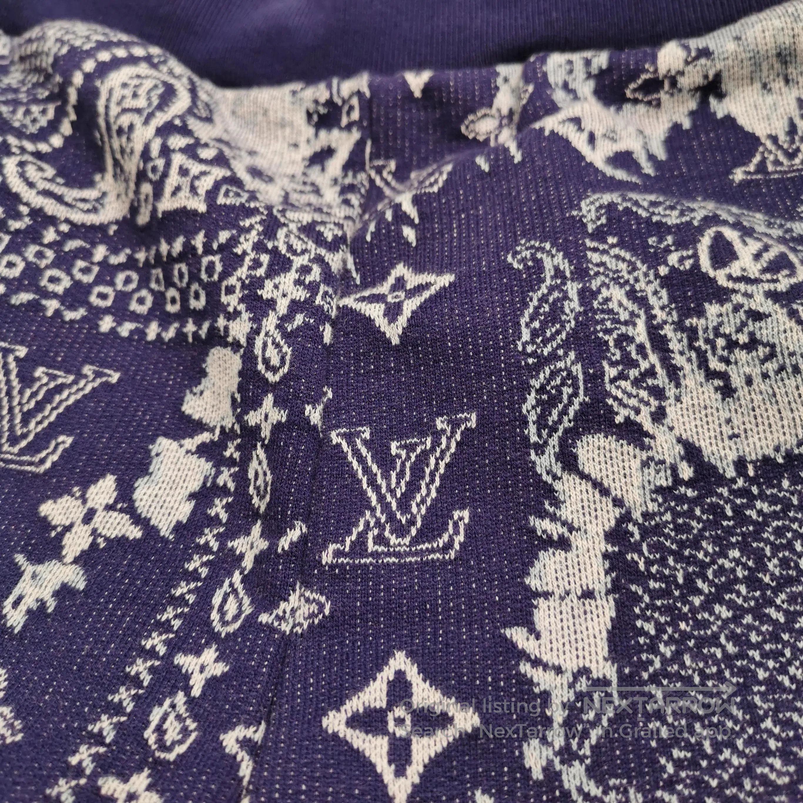 Louis Vuitton Louis Vuitton S Cotton Colorblock Monogram Shorts. Size US 26 / EU 42 - 1 Thumbnail
