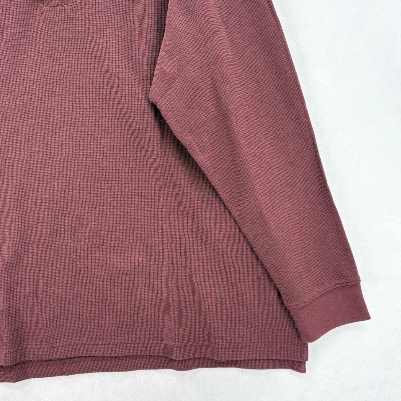 Vintage RedHead Henley Shirt Mens 2XL Red Thermal Waffle Knit Long Sleeve Workwear NWT Size US XXL / EU 58 / 5 - 3 Thumbnail