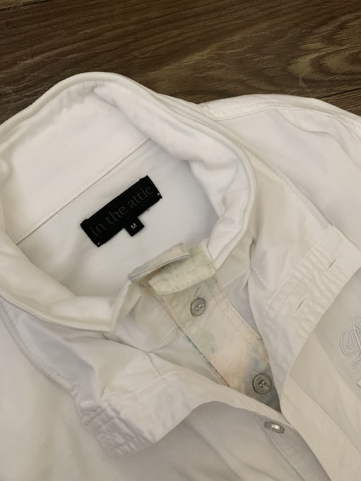 In The Attic Mens Shirt IN THE ATTIC Cotton Long Sleeve Size US M / EU 48-50 / 2 - 4 Thumbnail