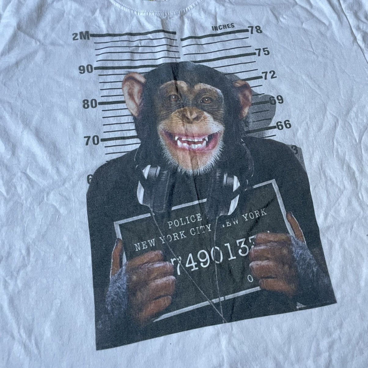 Vintage Vintage Y2K Graphic Tee Sun Faded Mugshot Print Oversized XL Size US XL / EU 56 / 4 - 6 Thumbnail