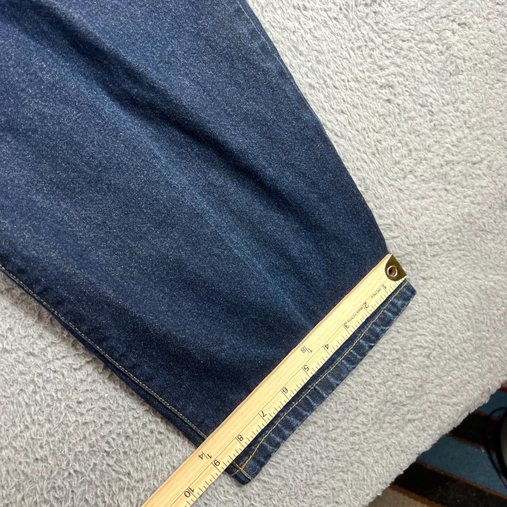 Vintage VINTAGE Mecca Jeans Mens 42x32 High Rise Denim 5-Pocket Baggy Hip Hop Style Size US 42 / EU 58 - 2 Thumbnail