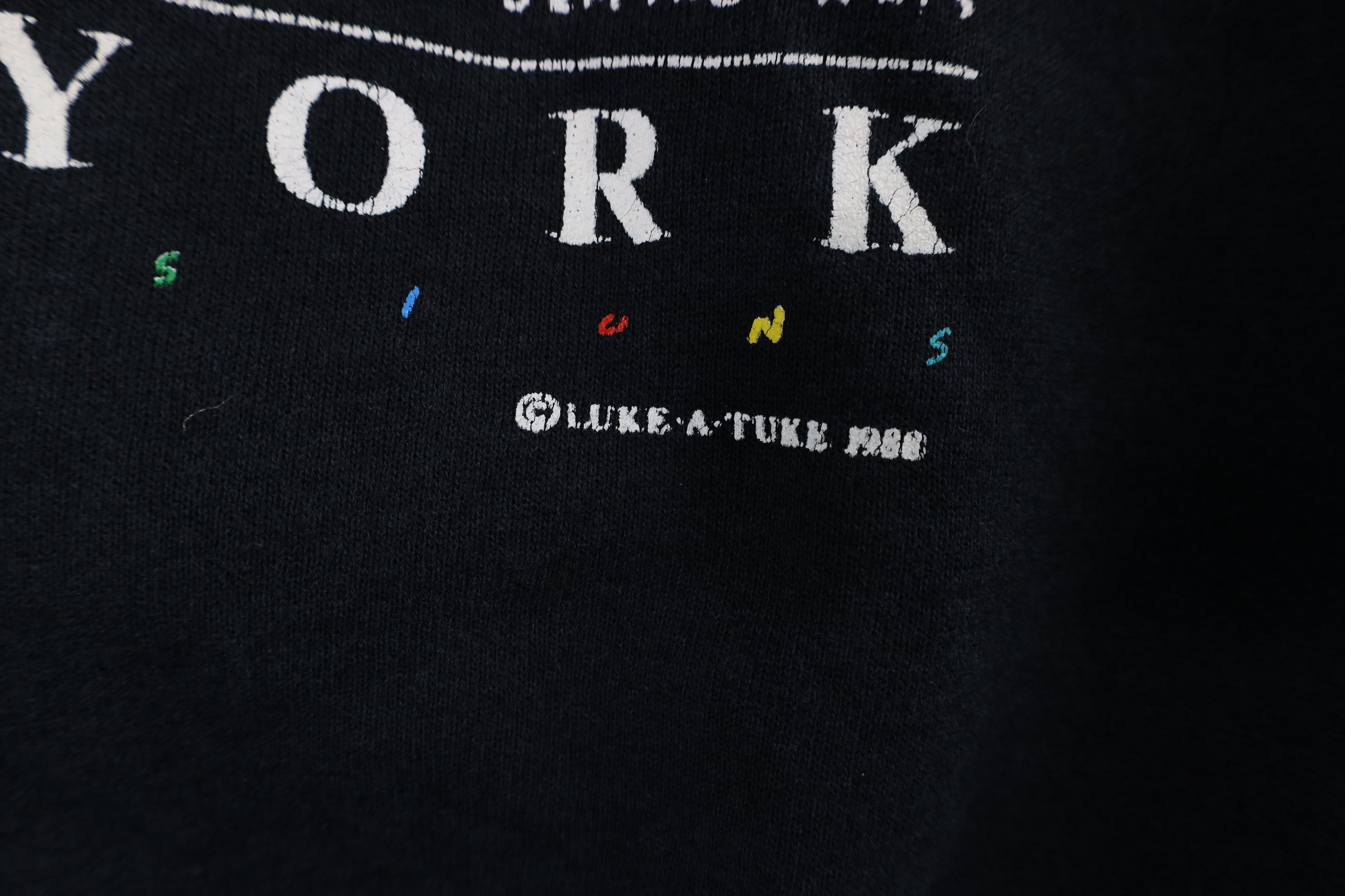 Vintage Vintage 80s Streetwear Spell New York City Sweatshirt USA Size XL / US 12-14 / IT 48-50 - 7 Thumbnail
