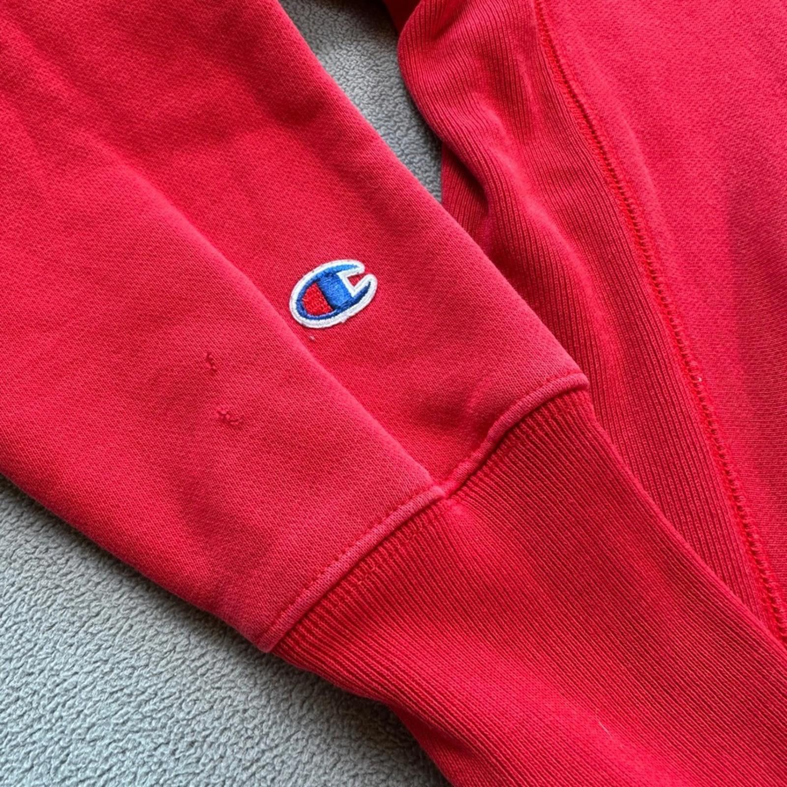 Champion Champion Coca Cola Distressed Hoodie Sweatshirt S Red Size US S / EU 44-46 / 1 - 7 Thumbnail