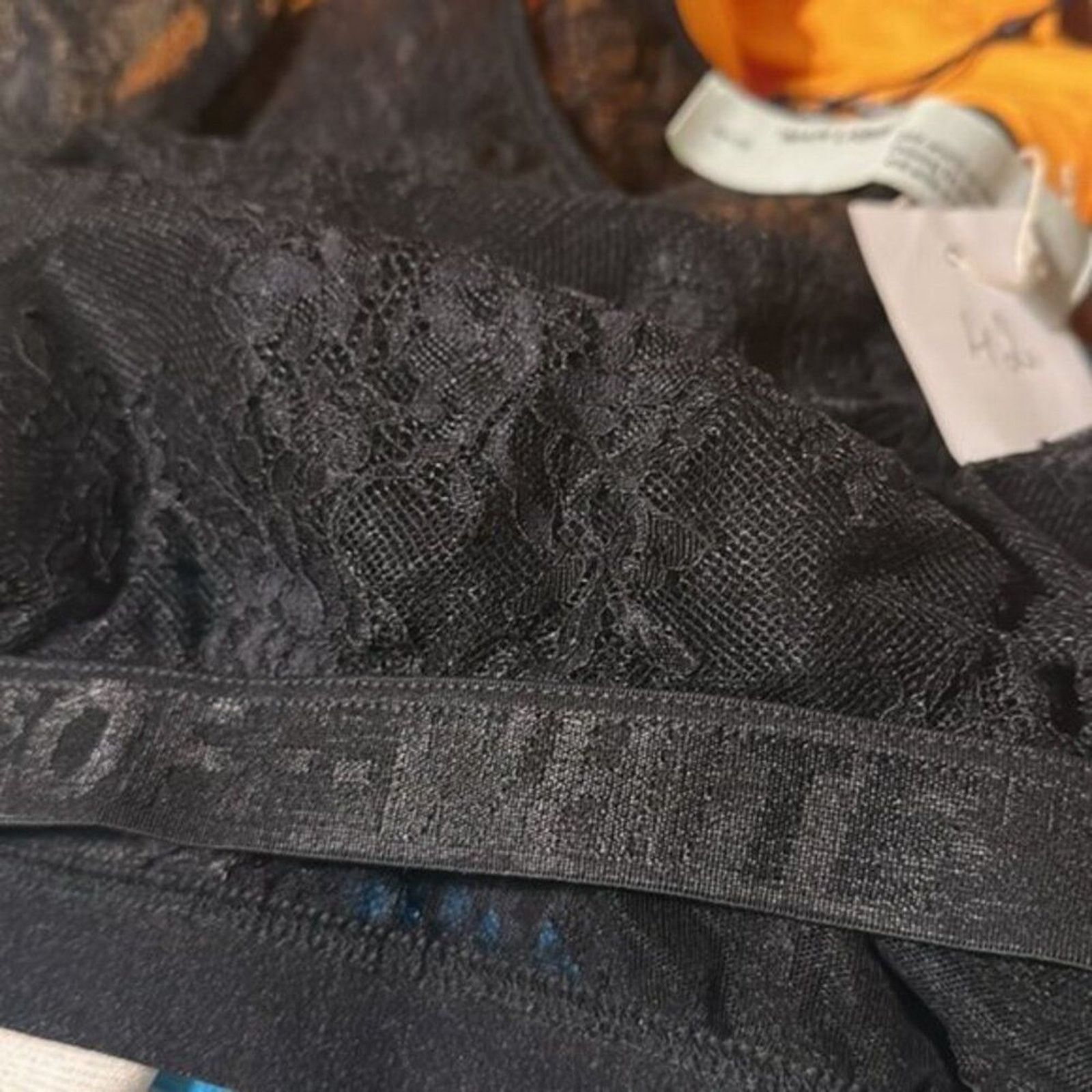 Off-White Off white lace crop top black M Size M / US 6-8 / IT 42-44 - 5 Thumbnail