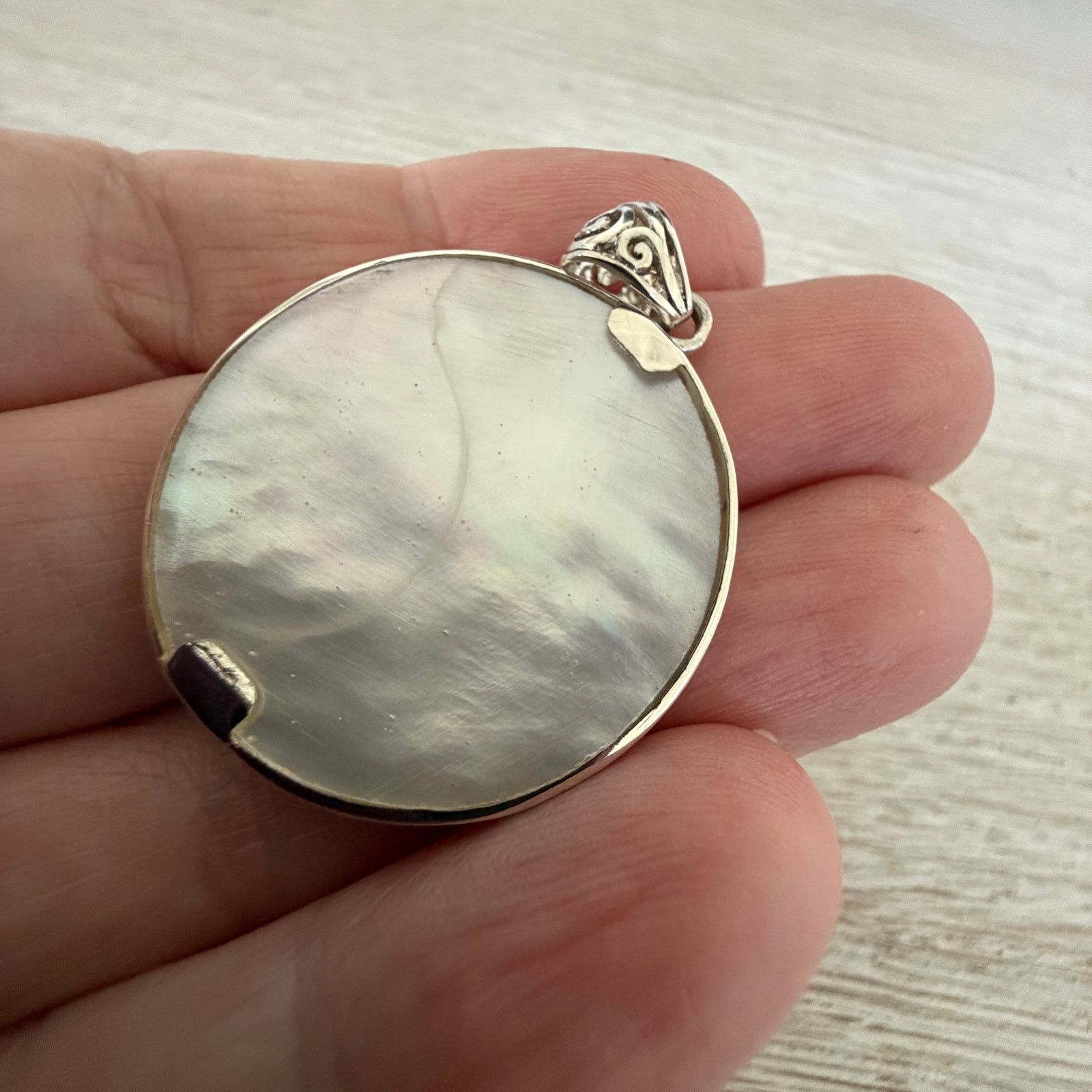 Other Sterling Silver Lotus Medallion Pendant Size ONE SIZE - 5 Thumbnail
