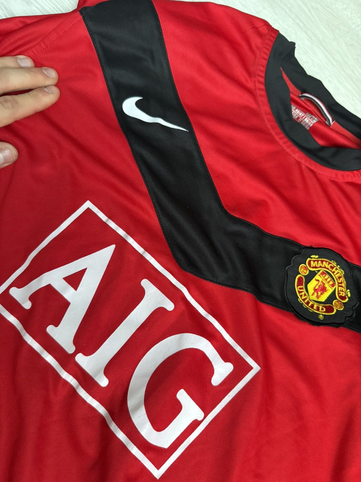 Vintage Vintage 7 Oven soccer jersey Nike jersey Manchester United Size US XL / EU 56 / 4 - 4 Thumbnail