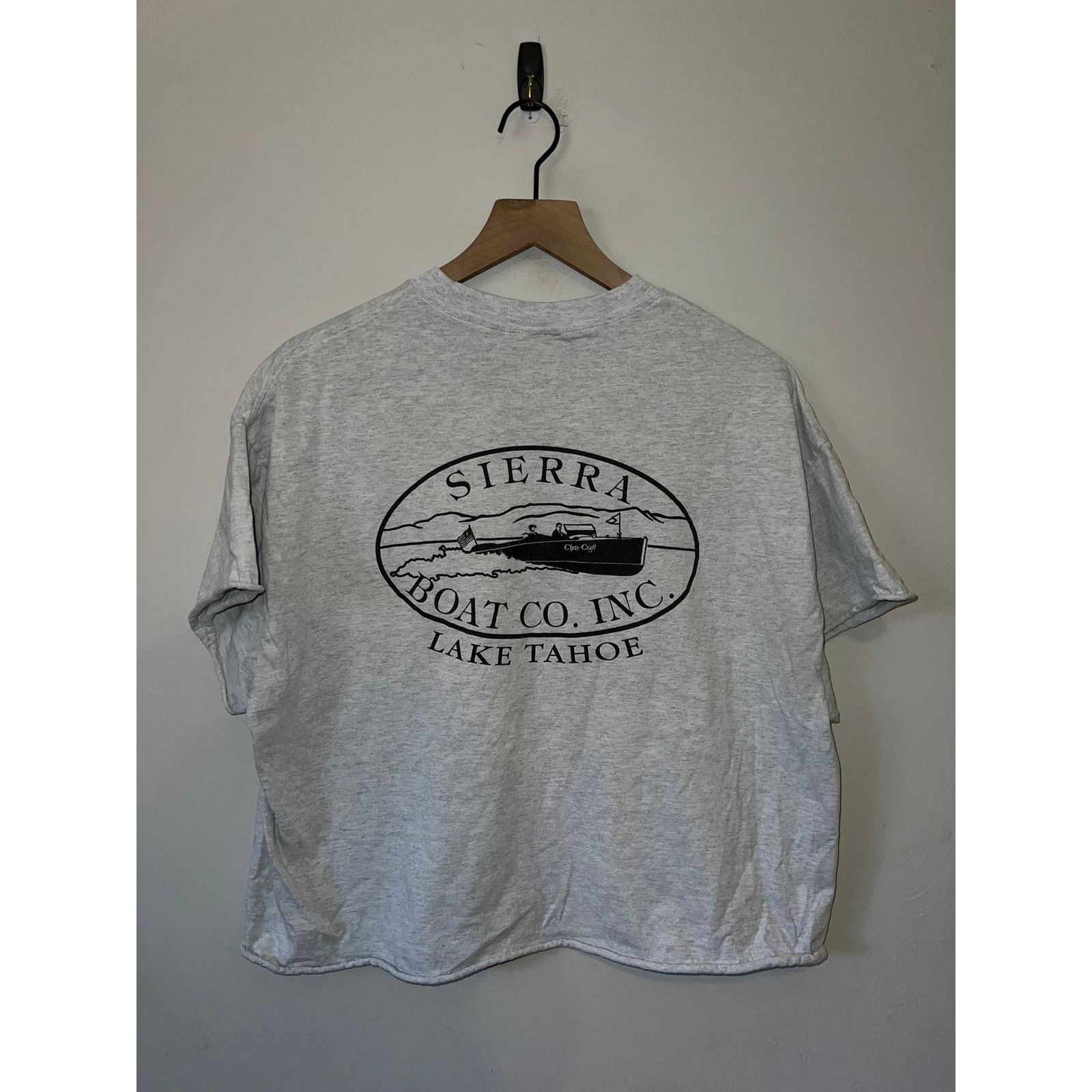 Vintage Y2K Women's Sierra Boat Lake Tahoe Crop Top Shirt Women XL Size XL / US 12-14 / IT 48-50 - 7 Thumbnail
