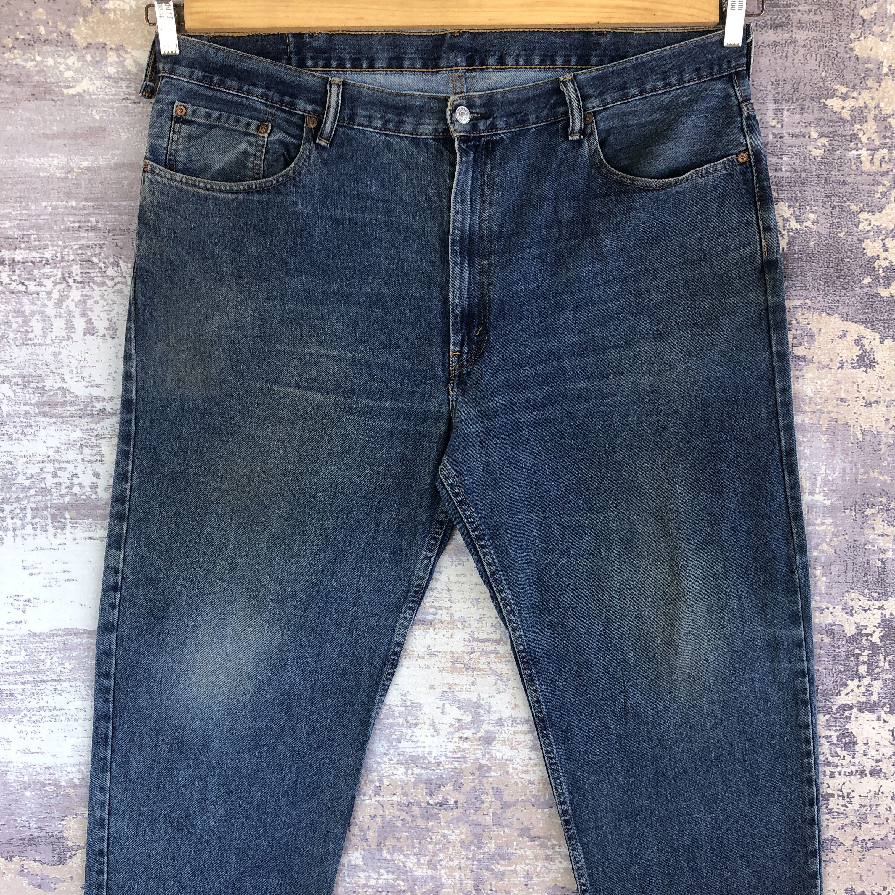 Levi's Vintage Levis 560 Baggy Jeans Dirty Levi's Light Wash Denim Size US 44 / EU 60 - 3 Thumbnail
