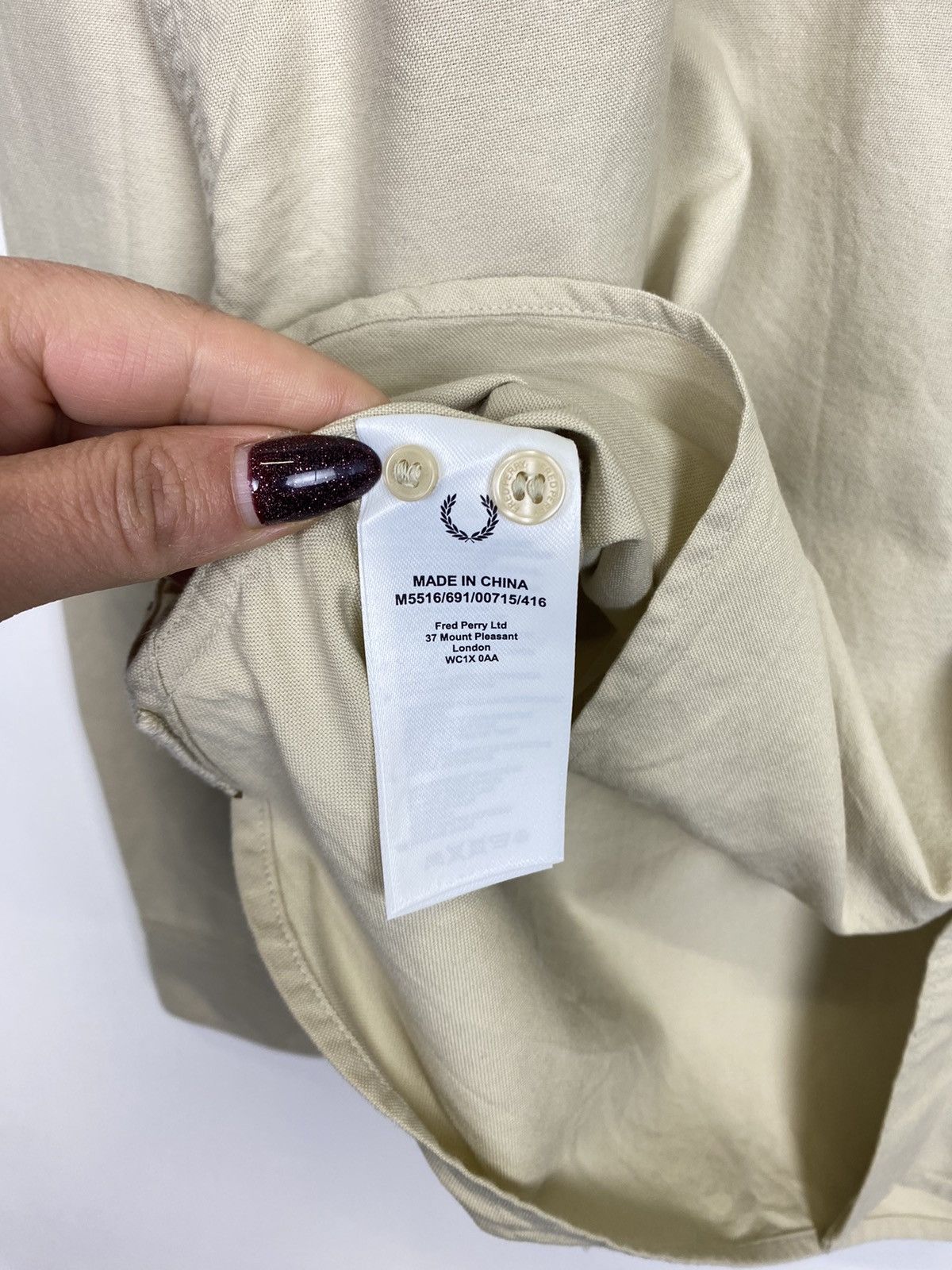 Fred Perry Fred Perry Buttons-Up Shirt Long Sleeve Men’s Size XL Size US XL / EU 56 / 4 - 5 Thumbnail