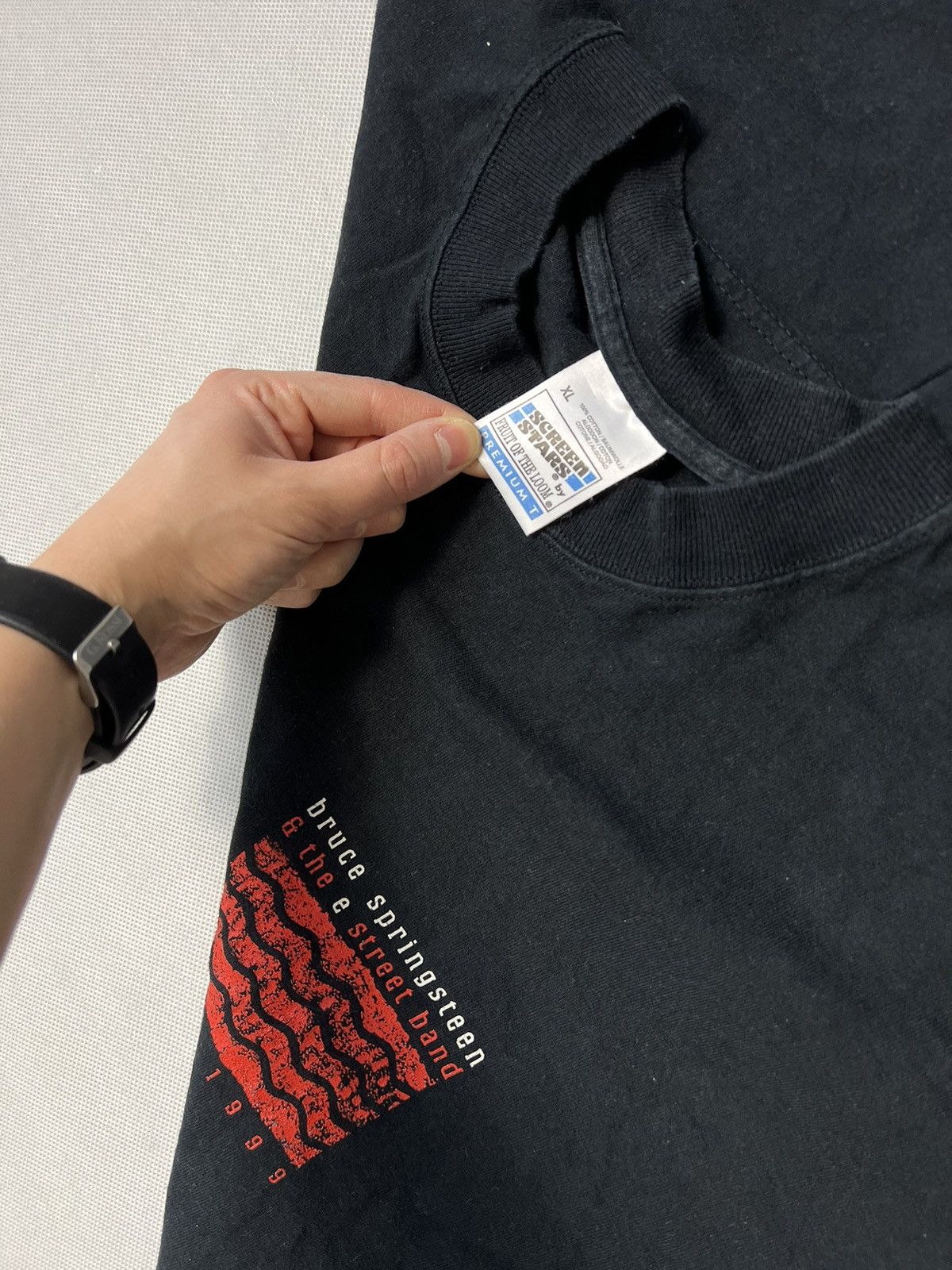 Band Tees × Vintage Tshirt Bruce Springsteen 1999 Tour Vintage 90’s Size US XL / EU 56 / 4 - 4 Thumbnail