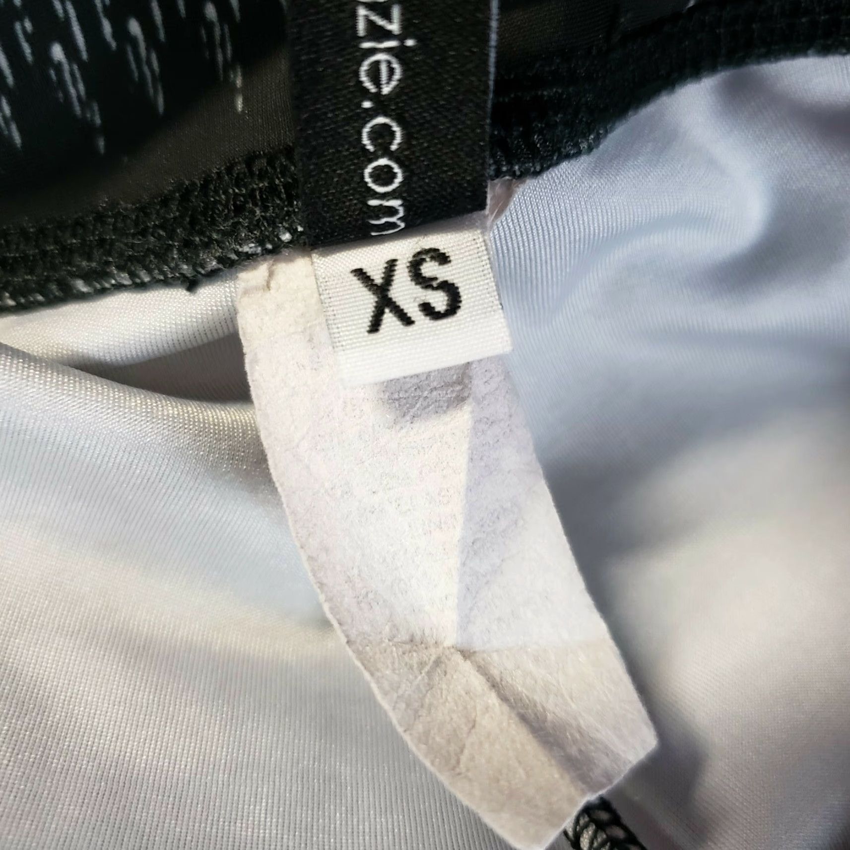 Vintage Onzie Womens Leggings Striped Full Length Black White XS Size 26" / US 2 / IT 38 - 6 Thumbnail