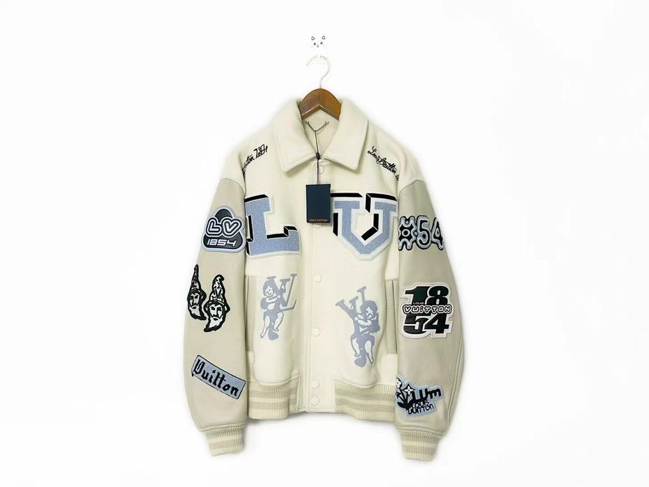 Louis Vuitton Monogram velour jacket, Grailed