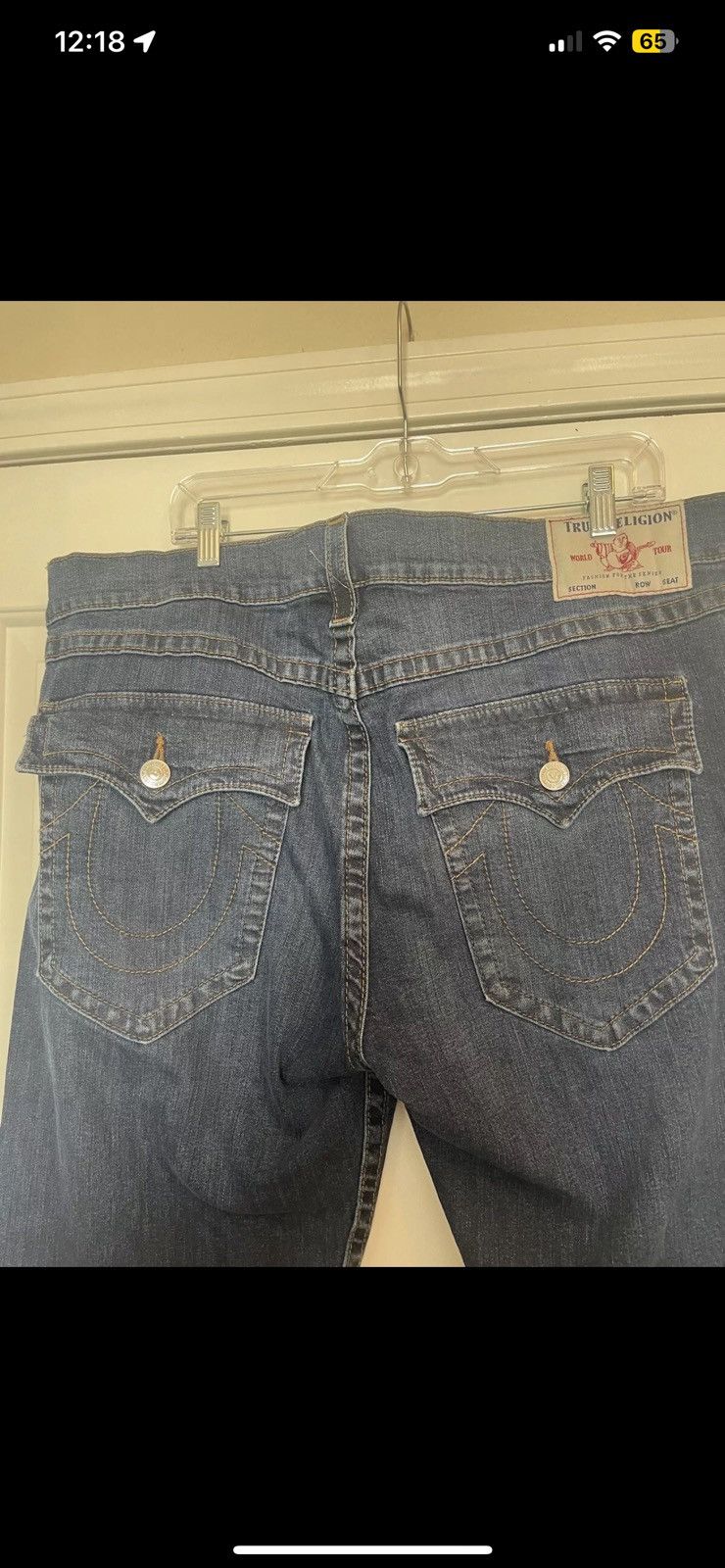 True Religion True Religion Ricky Jeans Sz42 Mens Flap Pockets Size US 42 / EU 58 - 5 Thumbnail