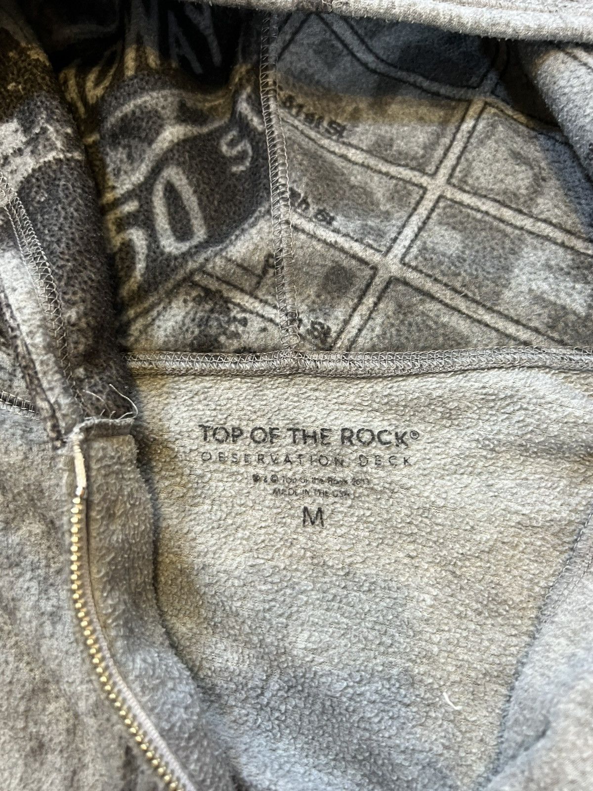 Vintage 90s Vintage Top of the Rock Y2k Full logo Hoodie Size US M / EU 48-50 / 2 - 8 Thumbnail