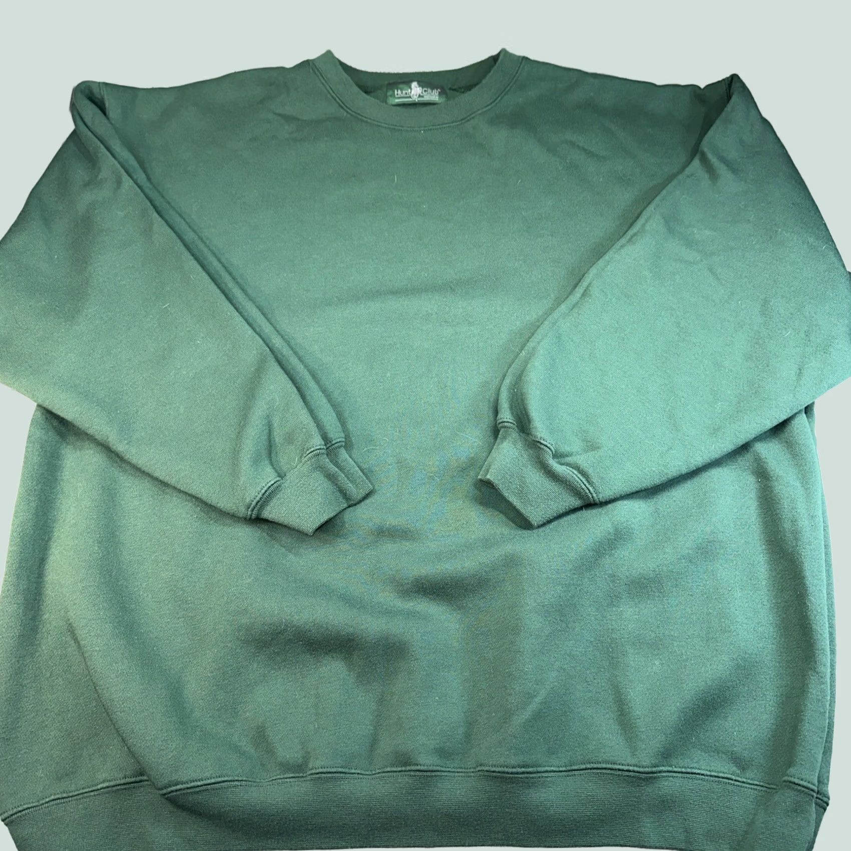 Vintage VINTAGE Hunt Club Women Sweater Crew Neck 2XL Green Pullover Size XXL / US 16-18 / IT 52-54 - 1 Thumbnail