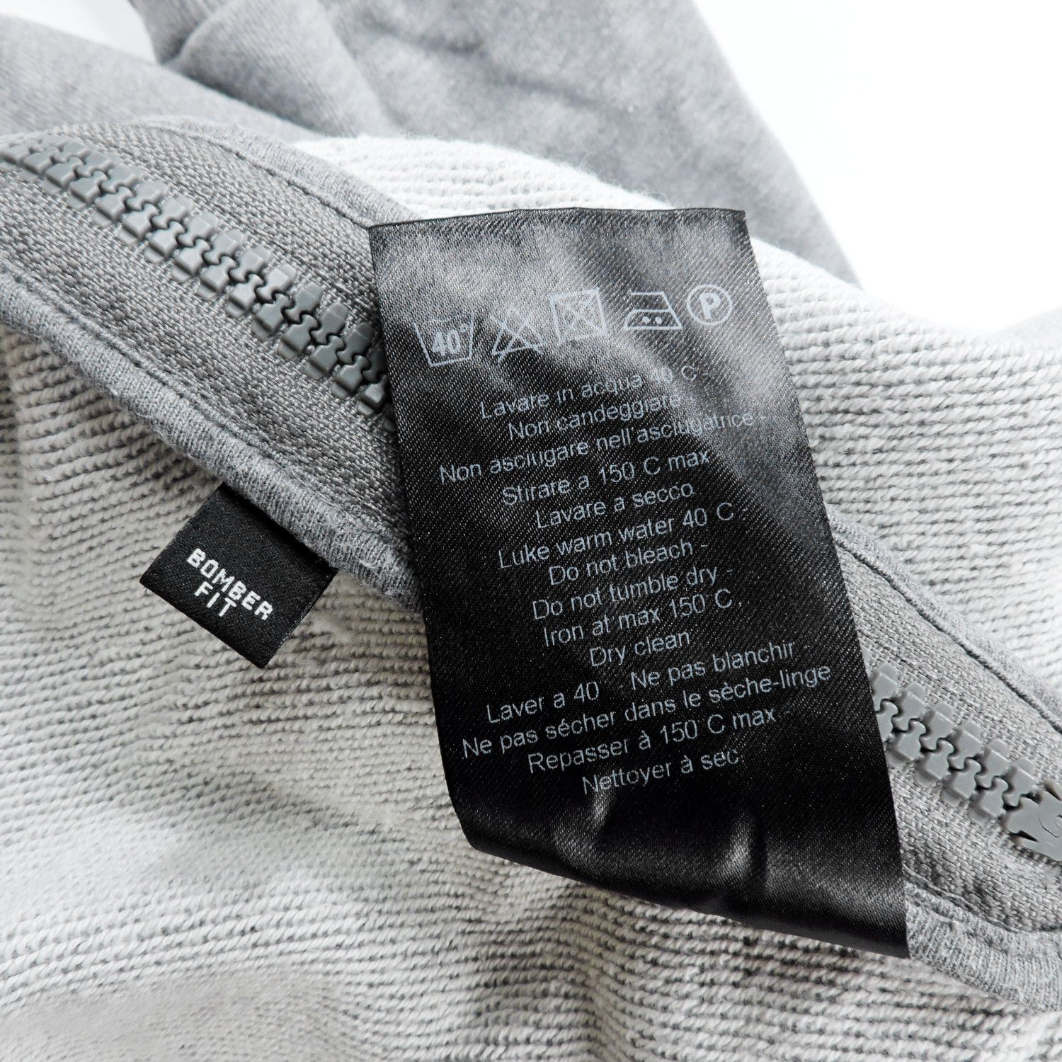 Neil Barrett NEIL BARRET EMBOSSED BIG FONT SMOKE MELANGE SWEATSHIRT Size US L / EU 52-54 / 3 - 6 Thumbnail