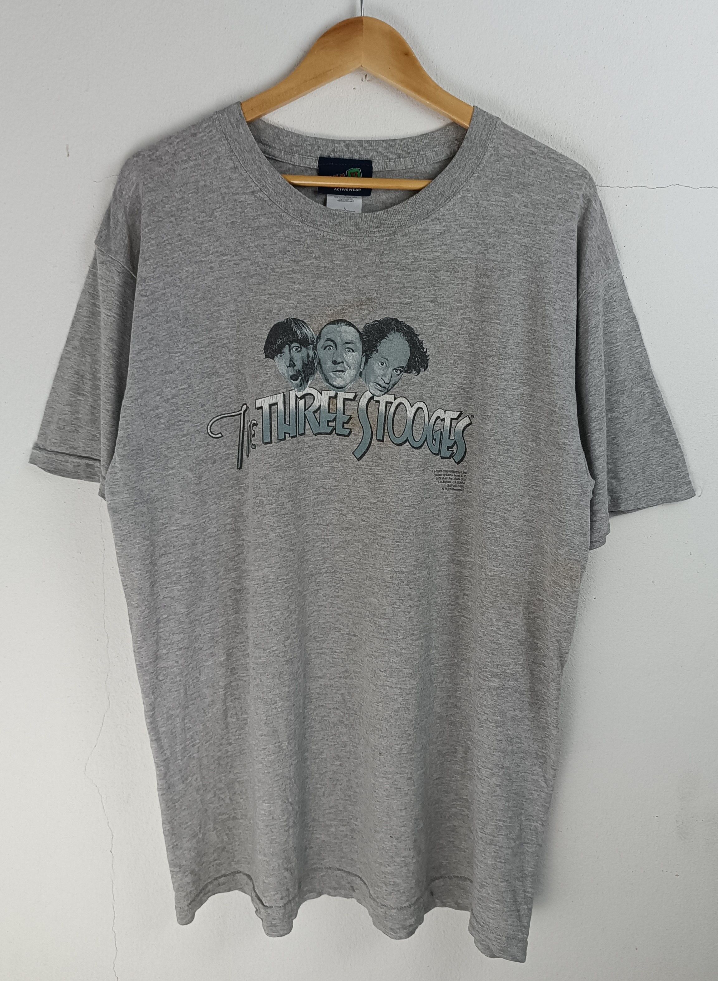 Other VINTAGE 2001 THE THREE STOOGES MOVIE COMEDY MOVIE TEE Size US L / EU 52-54 / 3 - 3 Thumbnail