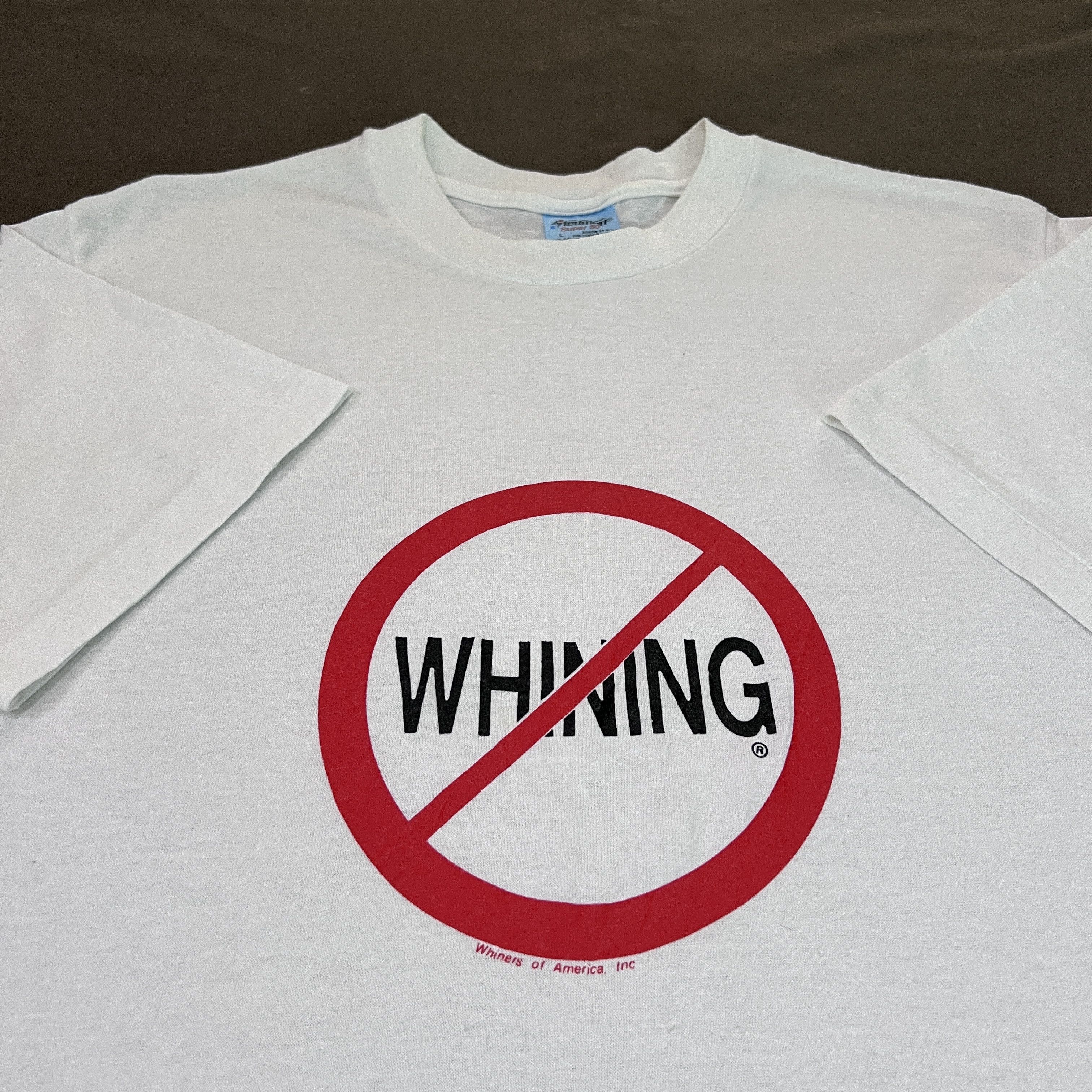 Vintage Vintage 90s No Whining Tee Size US L / EU 52-54 / 3 - 1 Thumbnail