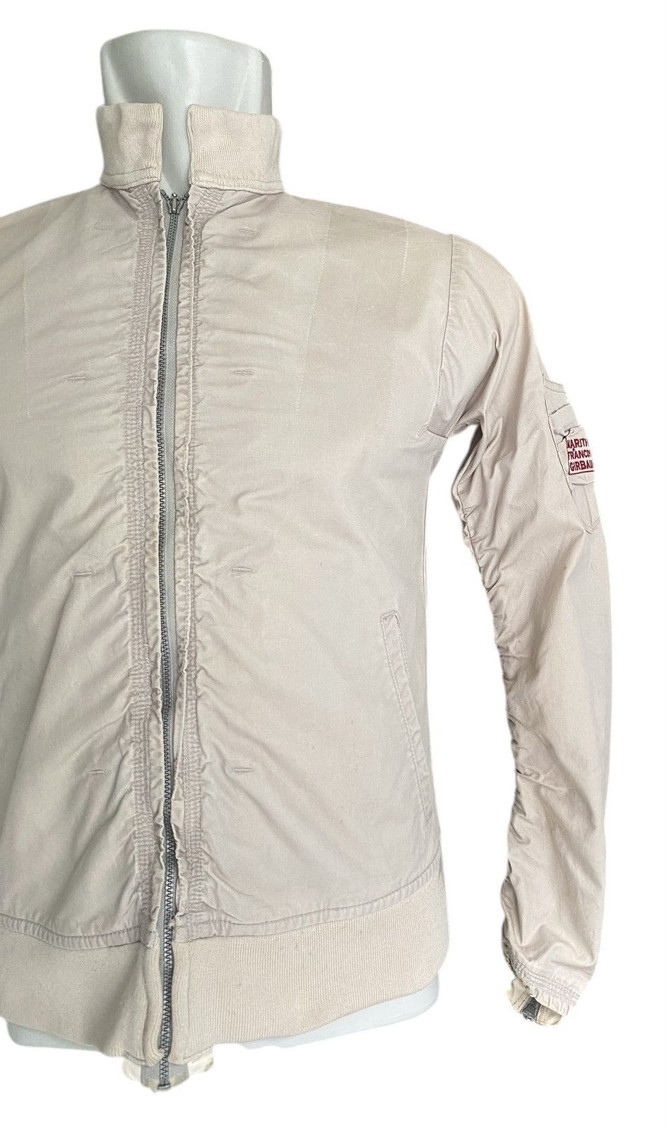 Designer Rare MARITHE FRANCOIS GIRBAUD Zipper Jacket (S) Size S / US 4 / IT 40 - 2 Thumbnail