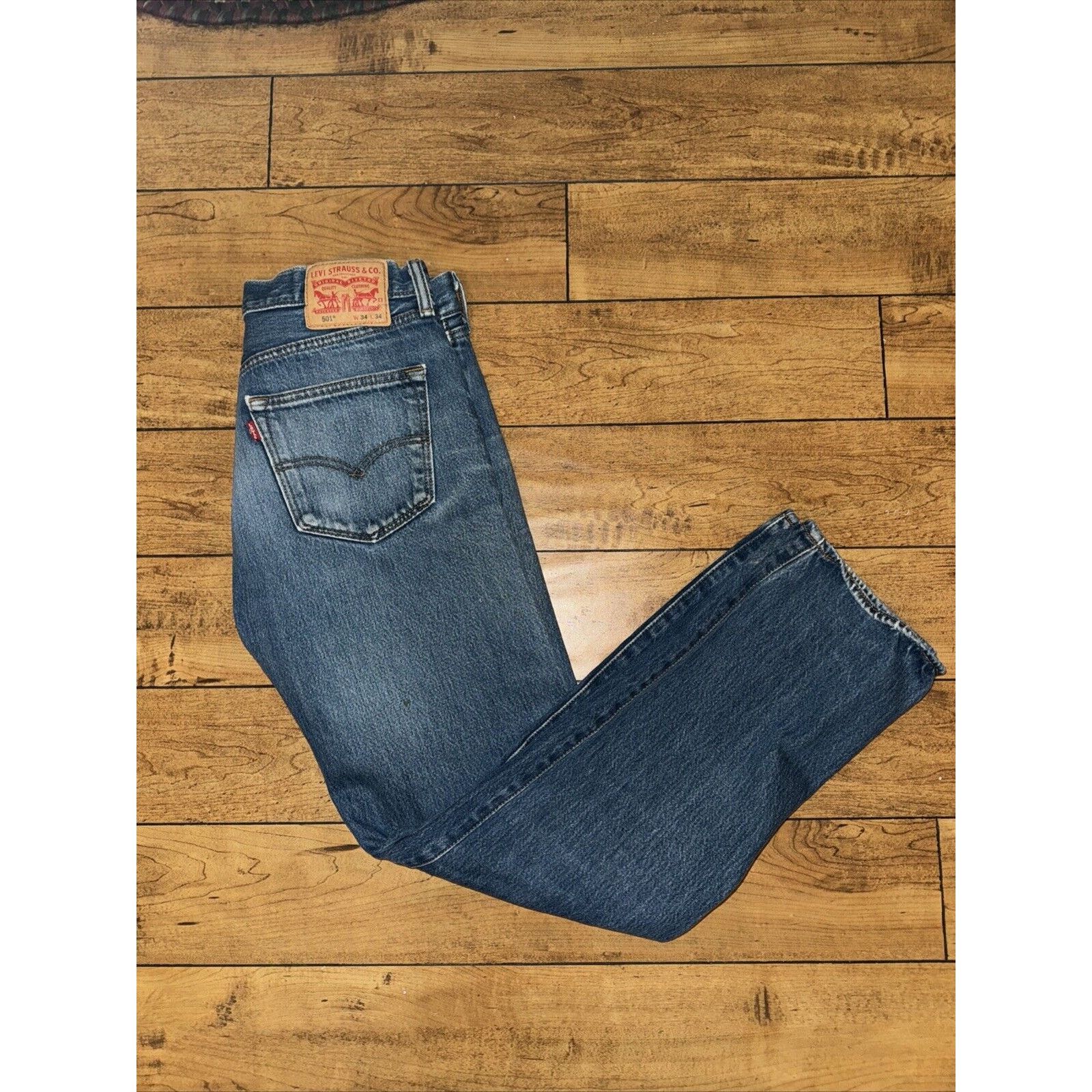 Levi's × Vintage Vintage 90s 501 Denim Jeans Button Fly 32x31 Measured Size US 32 / EU 48 - 1 Thumbnail