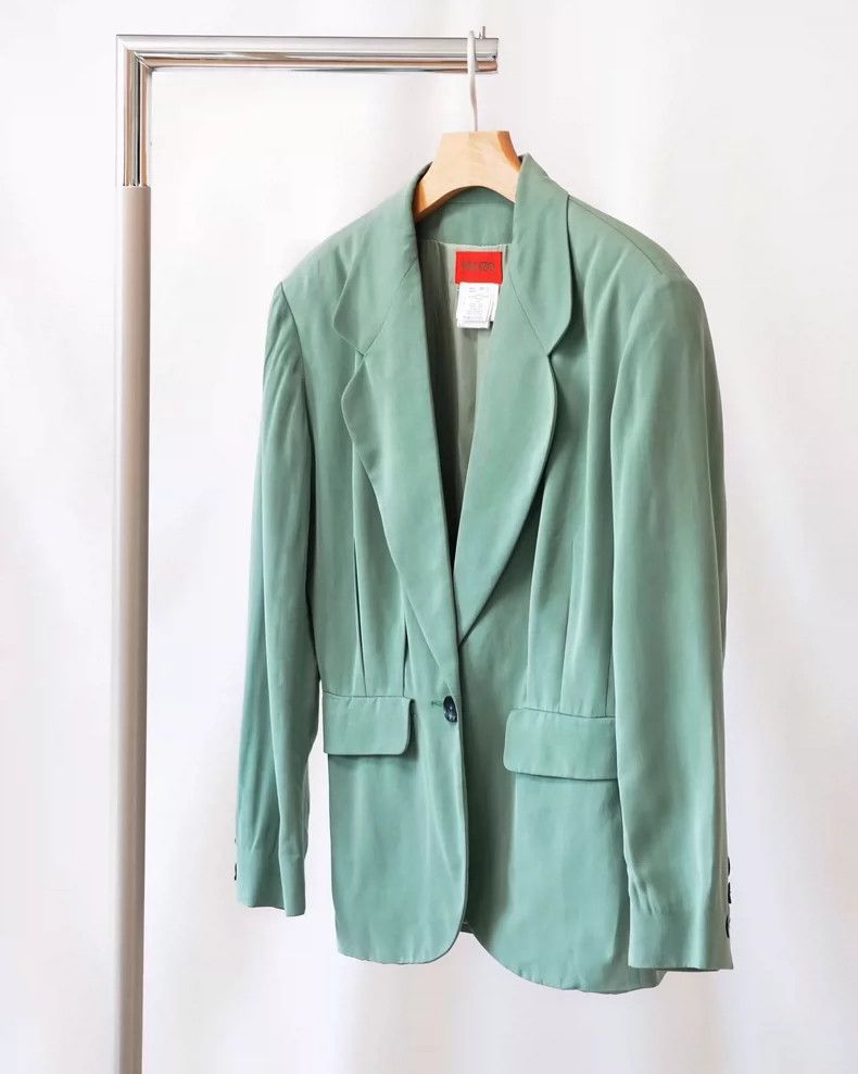 Kenzo KENZO Round collar silk suit Size XS / US 0-2 / IT 36-38 - 4 Thumbnail