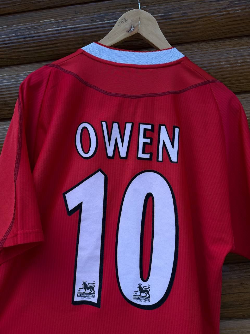 Reebok Vintage Liverpool Reebok Carlsberg 90s Jersey PlAYER OWEN Size US XL / EU 56 / 4 - 4 Thumbnail