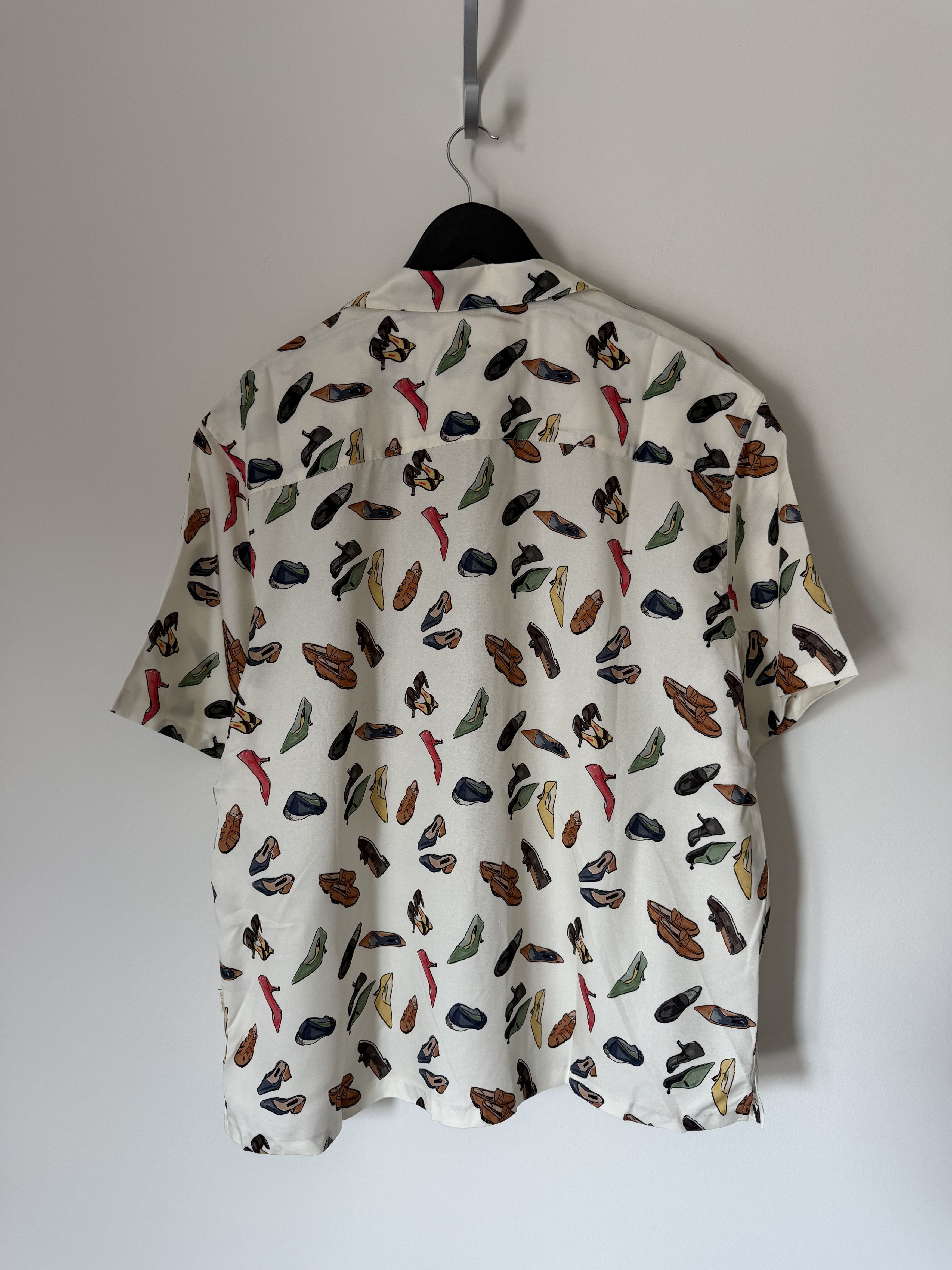 Aime Leon Dore Aime Leon Dore Shoes Printed Leisure Shirt in White Size US XL / EU 56 / 4 - 5 Thumbnail