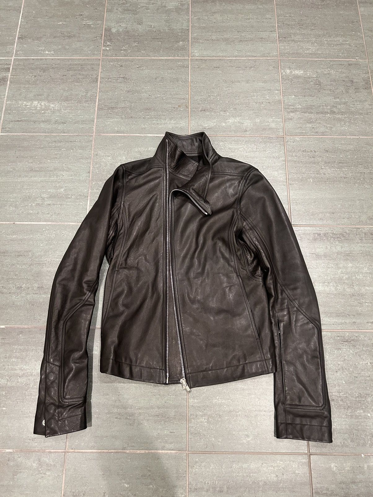 Rick Owens Rick Owens FW18 Sisyphus Mollino Leather Jacket | Grailed