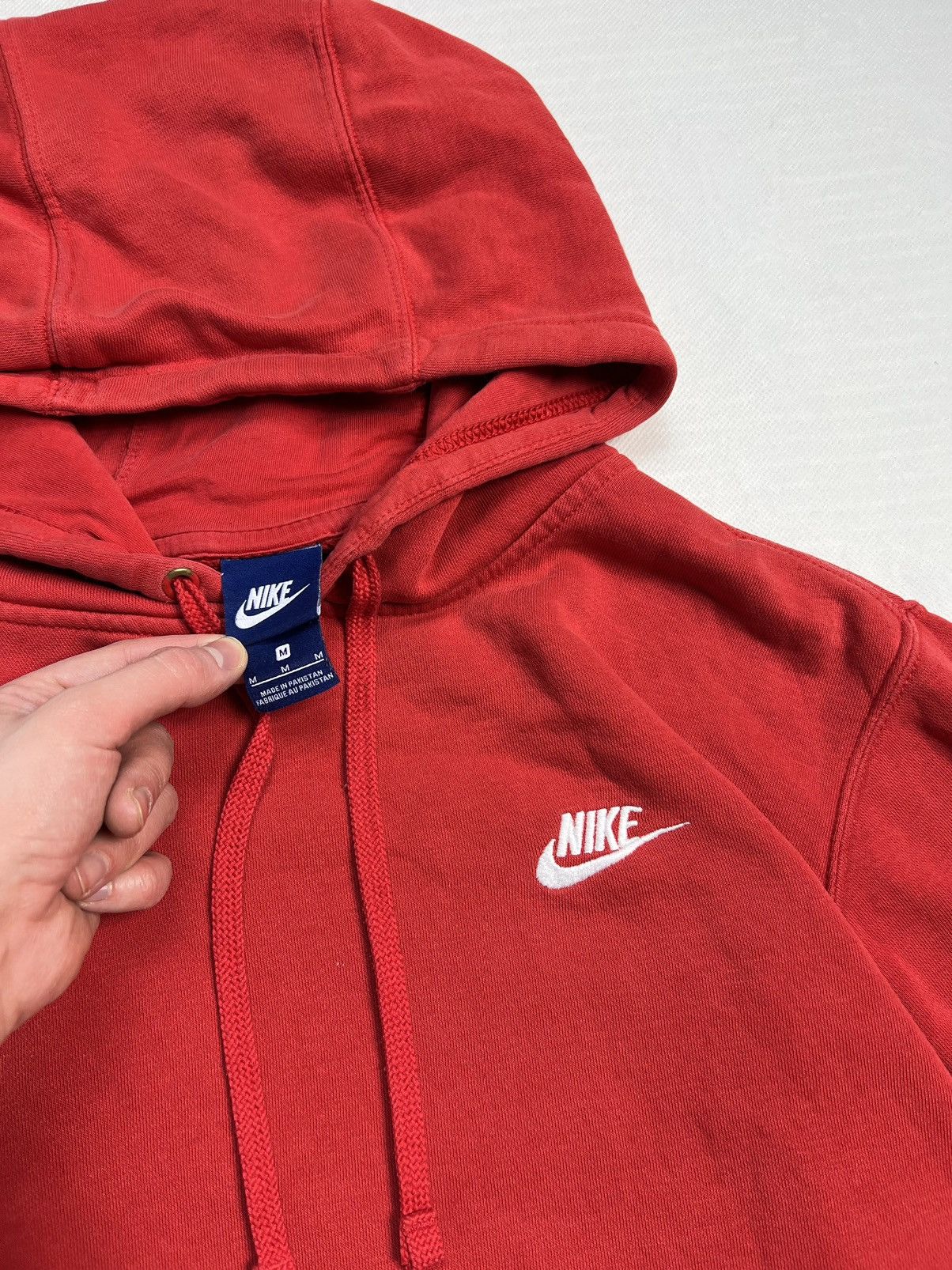 Nike Hoodie Nike small logo red Size US M / EU 48-50 / 2 - 2 Thumbnail