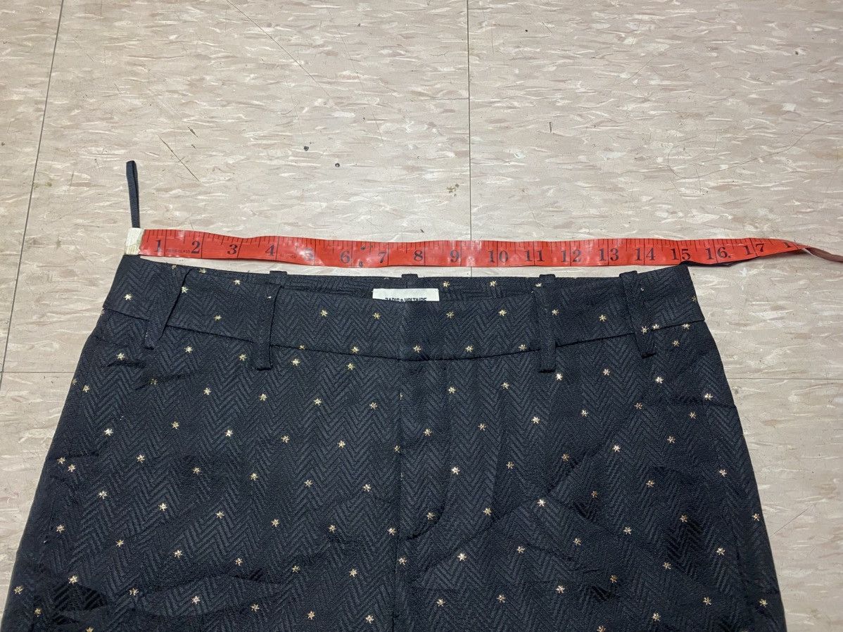 Vintage × Zadig & Voltaire Zadig & Voltaire black gold wool trousers pants Size 30" / US 8 / IT 44 - 14 Thumbnail