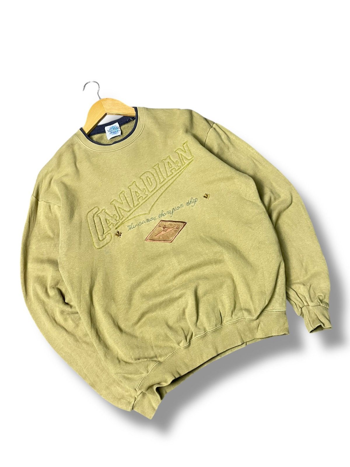 Japanese Brand × Vintage Vintage McWay Sports Canadian Sweatshirt (80) Size US XXS / EU 40 - 3 Thumbnail