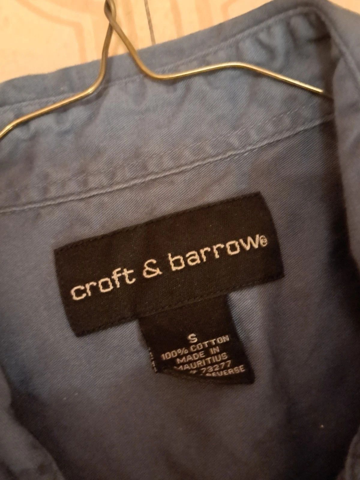 Croft & Barrow Croft & Barrow Men’s Blue Work Shirt Size S Long Sleeve Size US S / EU 44-46 / 1 - 3 Thumbnail
