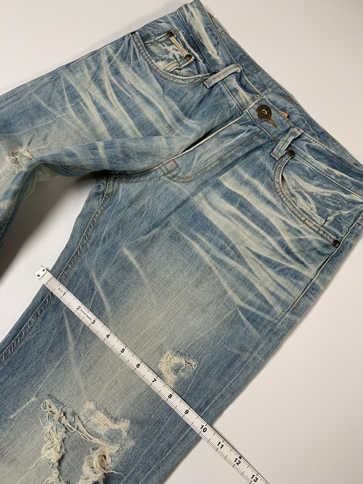 Plan B Vintage skate plan b clawmark distressed jeans Size US 32 / EU 48 - 9 Thumbnail